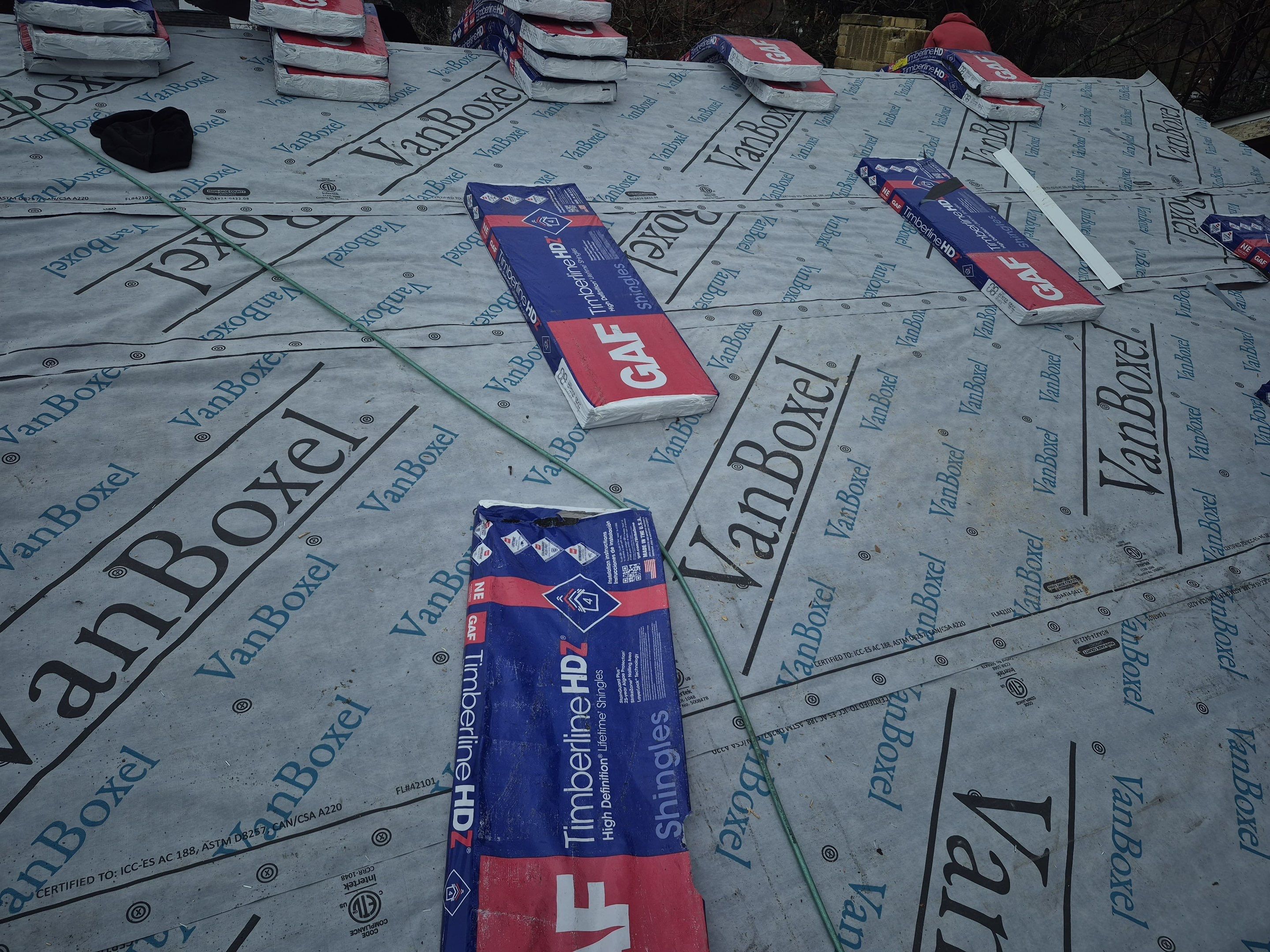 Residential Roofing Installation using GAF Timberline HDZ Pewter Gray by Rainstoppers Roofing