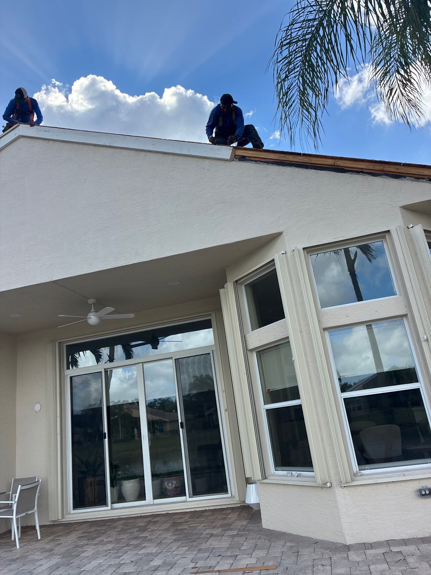 Full Concrete S-Tile Roof Replacement and Deck Repair in Wellington by Aastro Roofing
