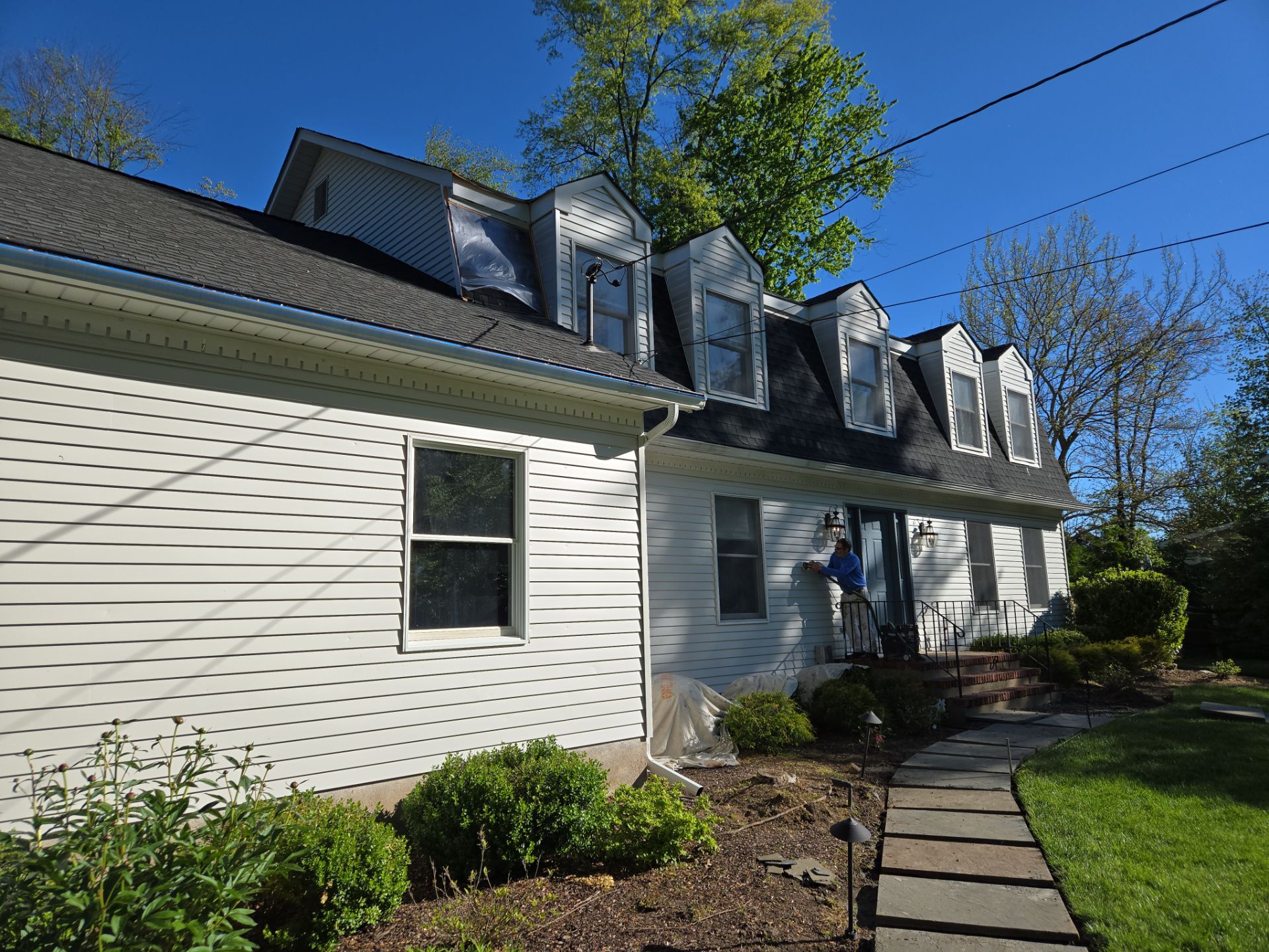 Exterior Home Painting and Garage Epoxy Floor Coating in Wyckoff by Spectrum Painting, LLC