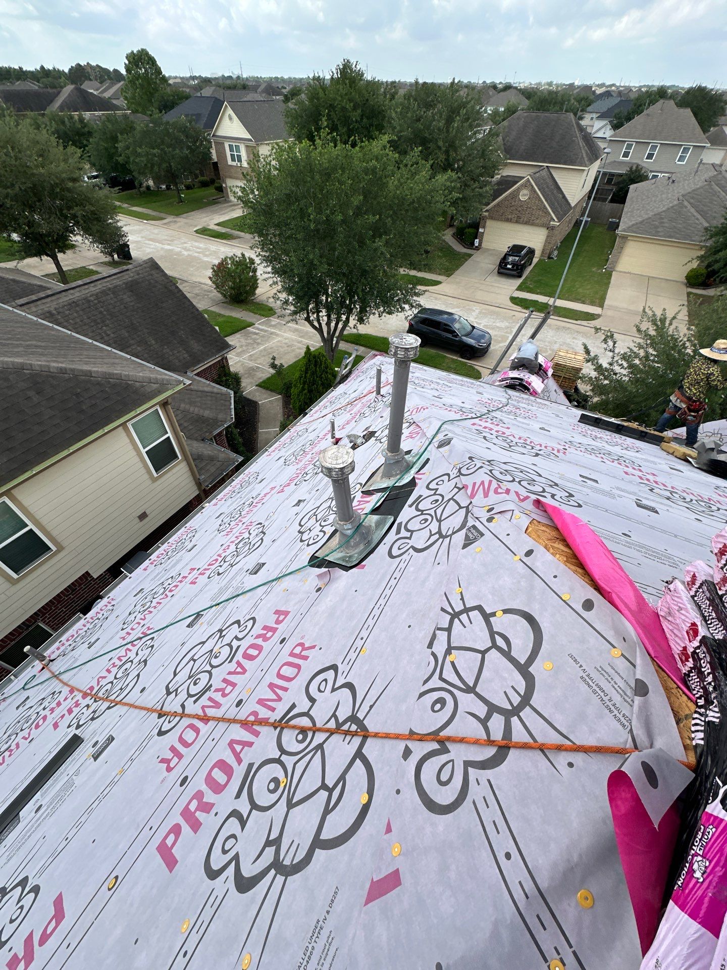 Project in Katy by Motion Roofing