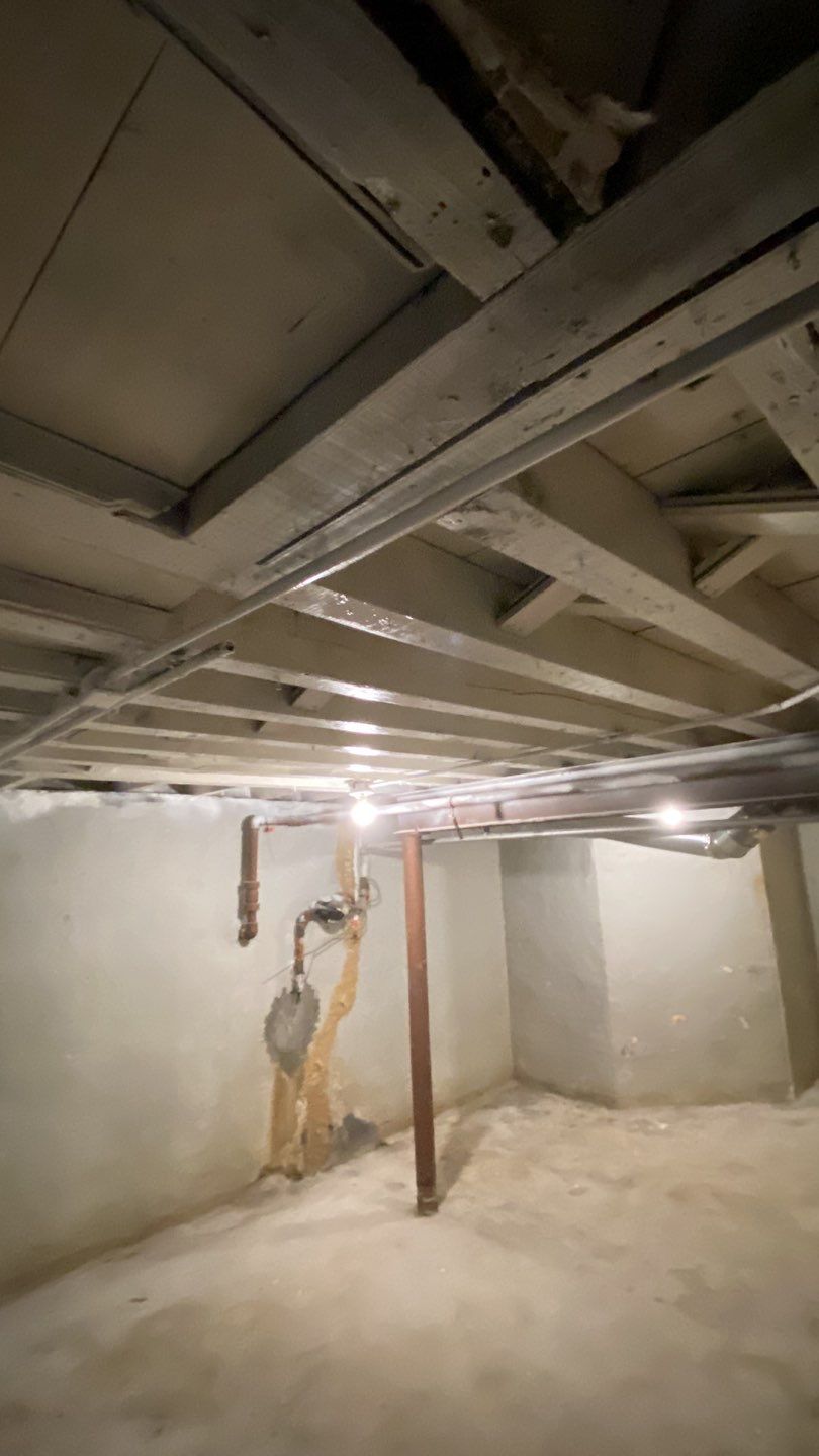 Overhead Sewage Pipe Burst by Chicagoland Water Medics