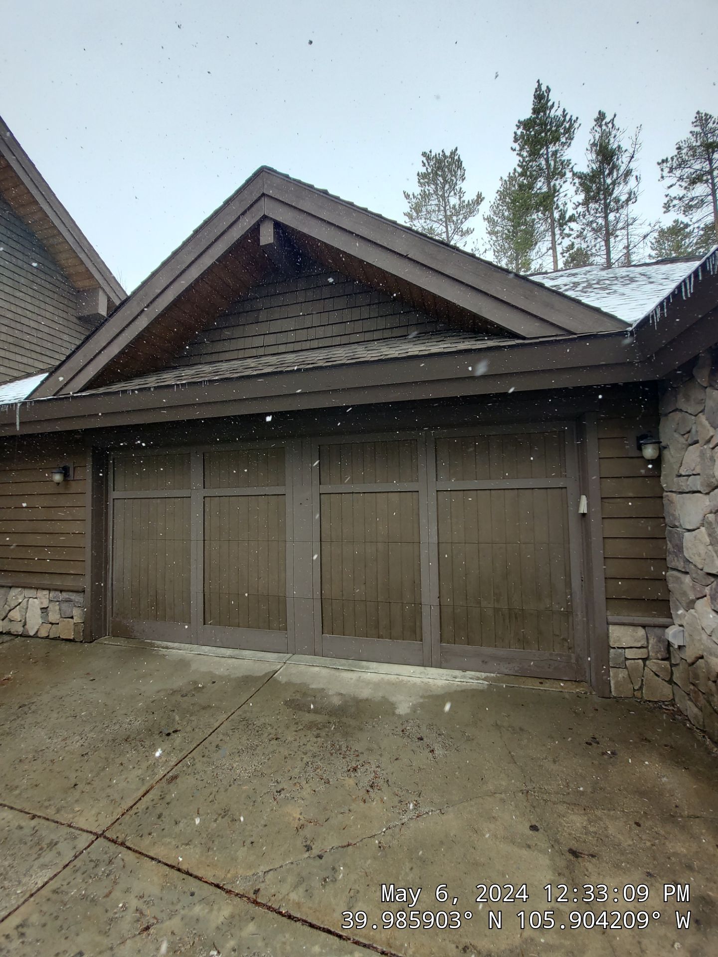 Exterior Painting Using Stain by Wheatley Creek Services