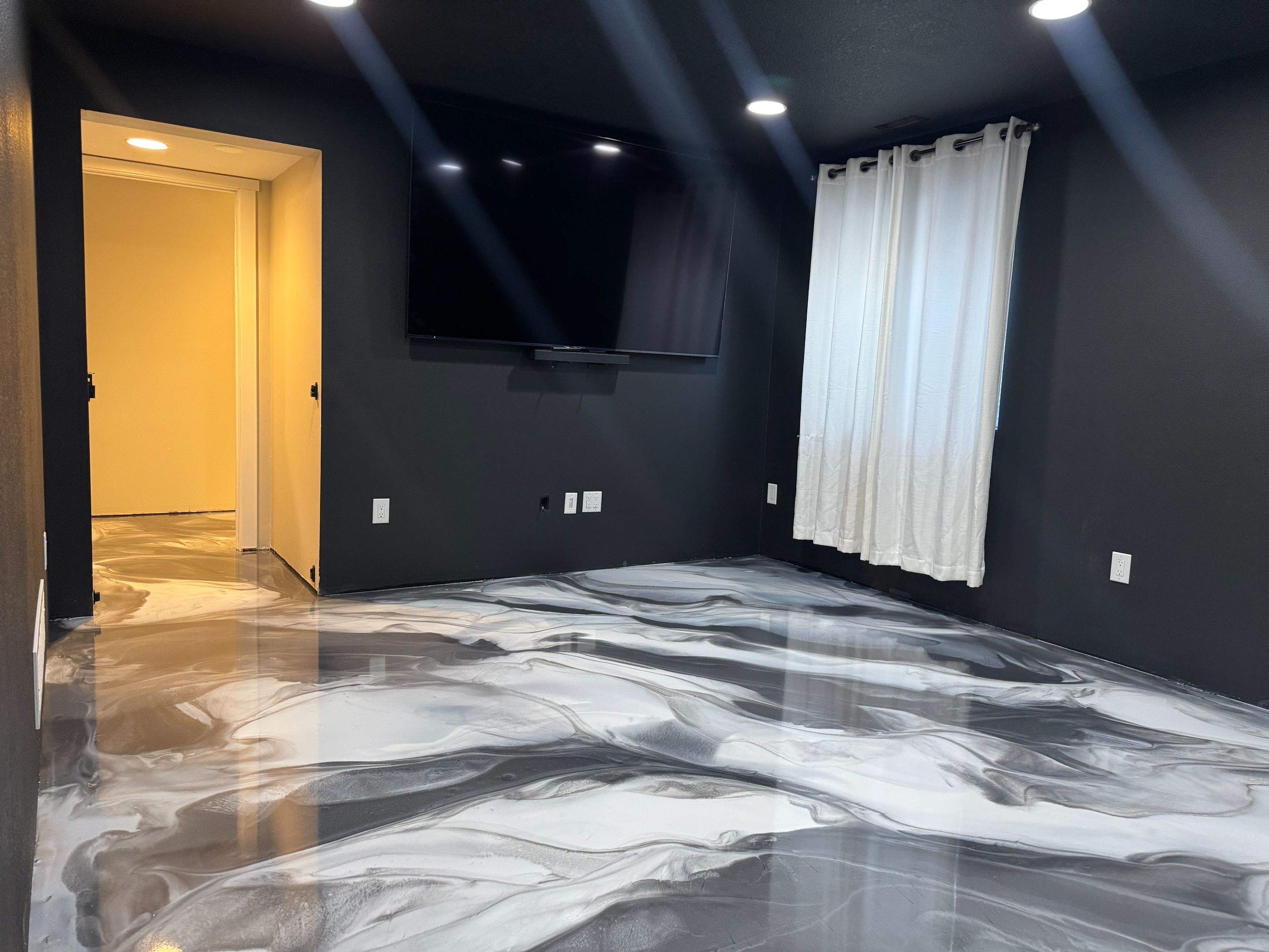 Marble Flooring by Cutting edge painting 