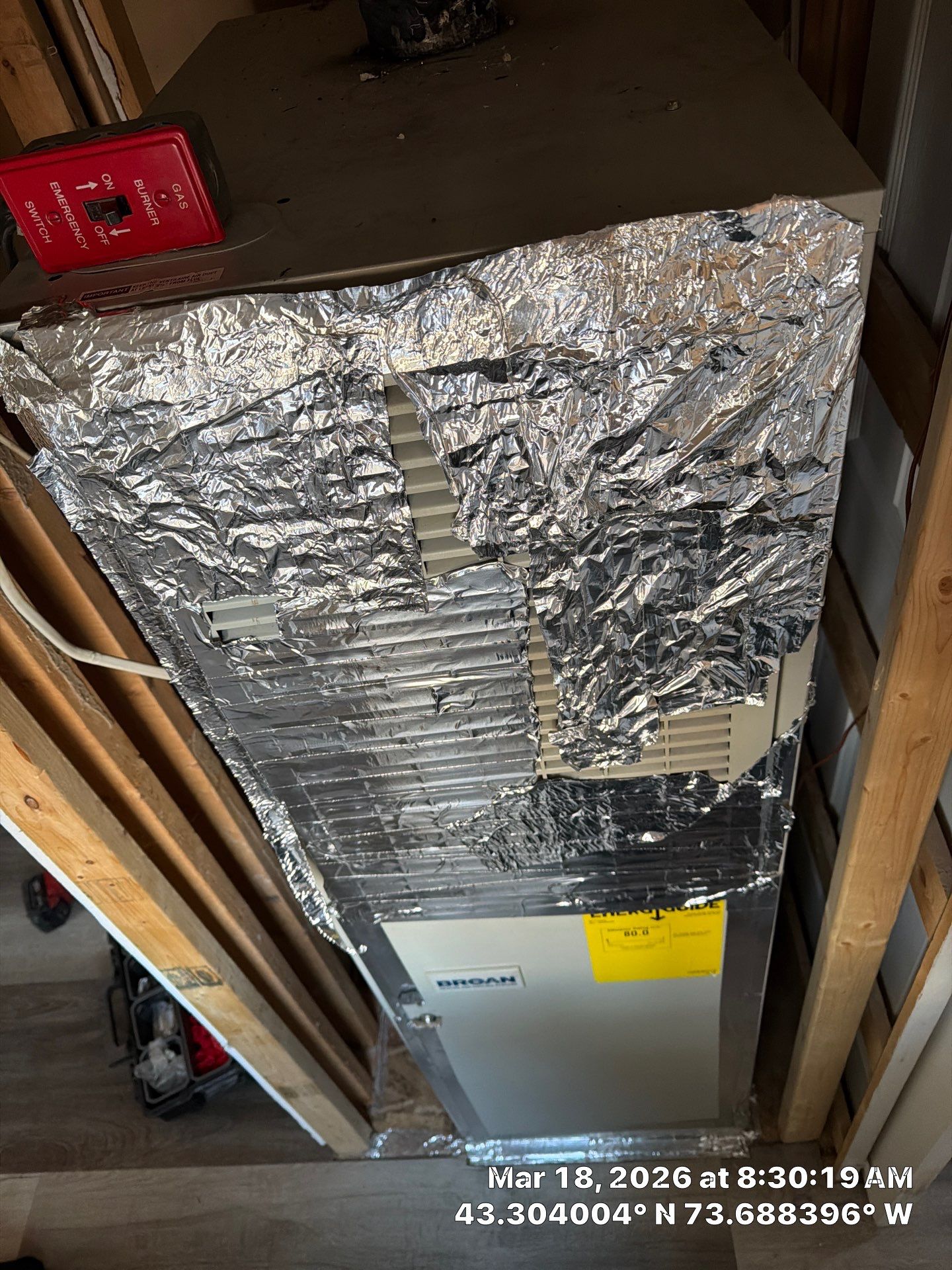 Furnace Replacement and Mobile Home Belly Insulation Project in West Glens Falls by Saffron Elite Home Performance & Building Science