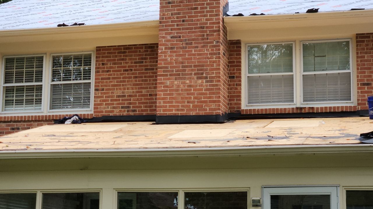 New Roof with Solar Panels by Just In Time Roofing and Restoration