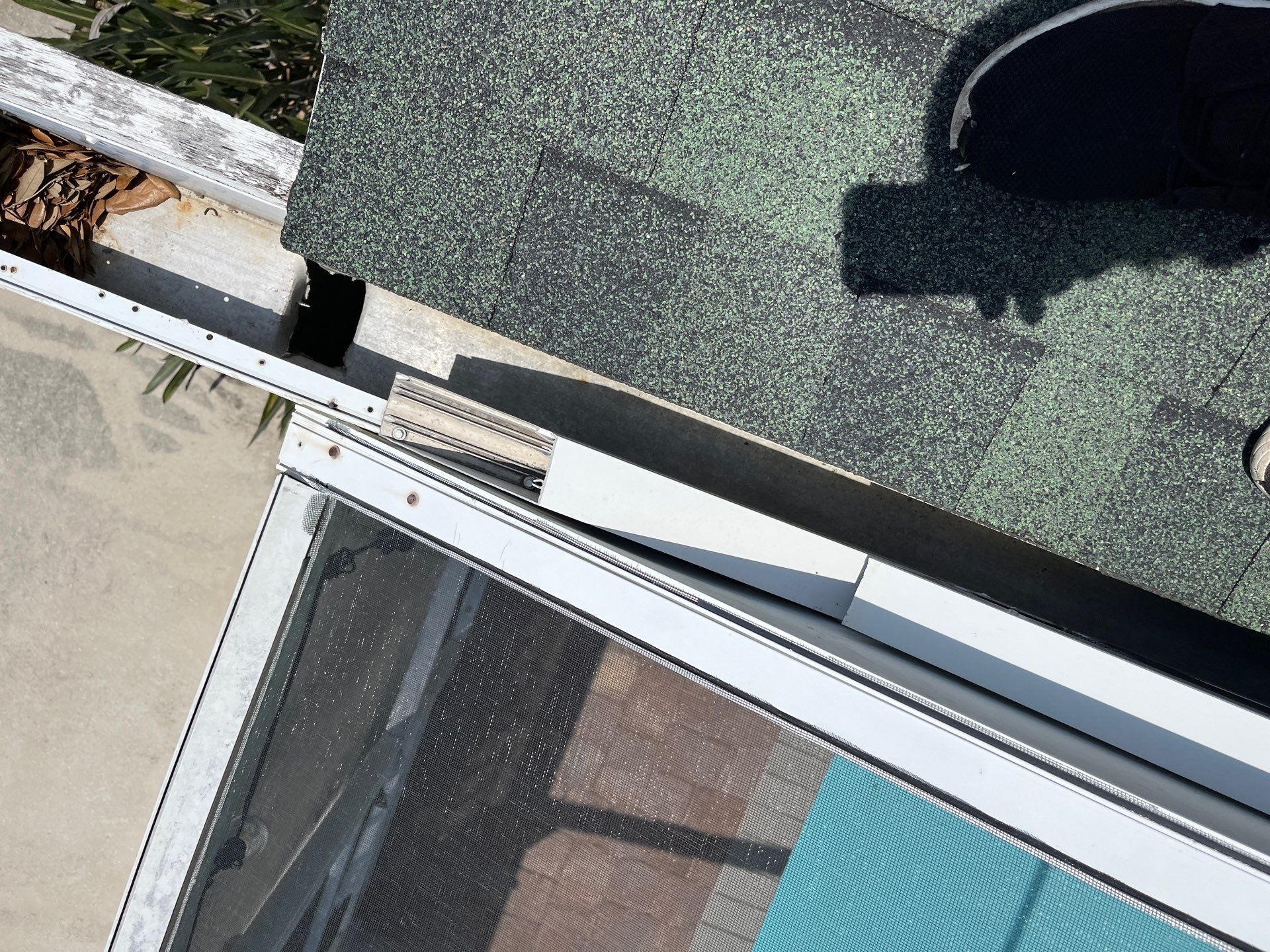 Replace gutter using Leaf Guard in Cape Coral FL by Gutter Professors