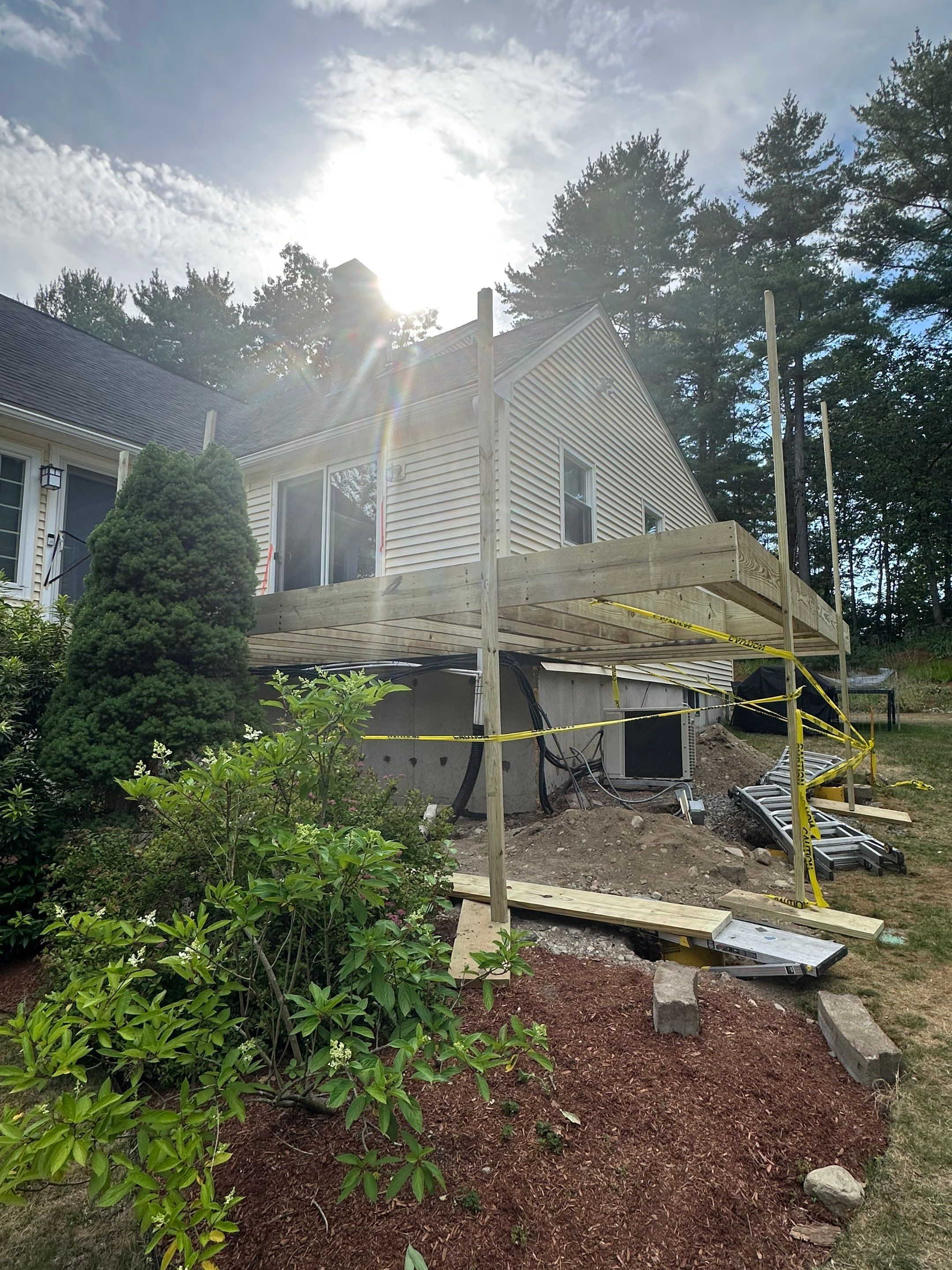 New Deck buit in Medfield MA by UBrothers Construction