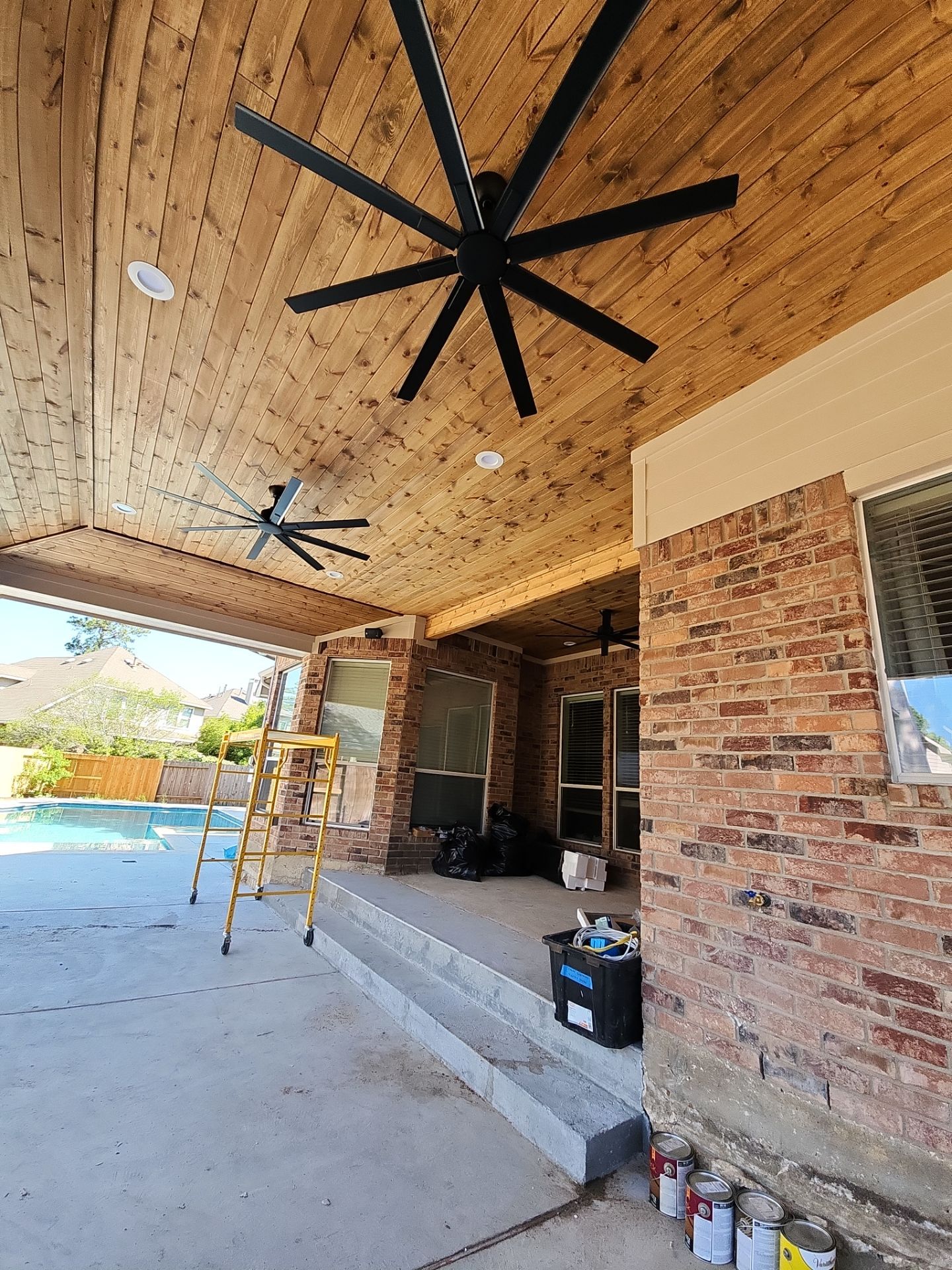 Pool, Patio Cover and Summer Kitchen in Sterling Ridge by SophAlx LLC
