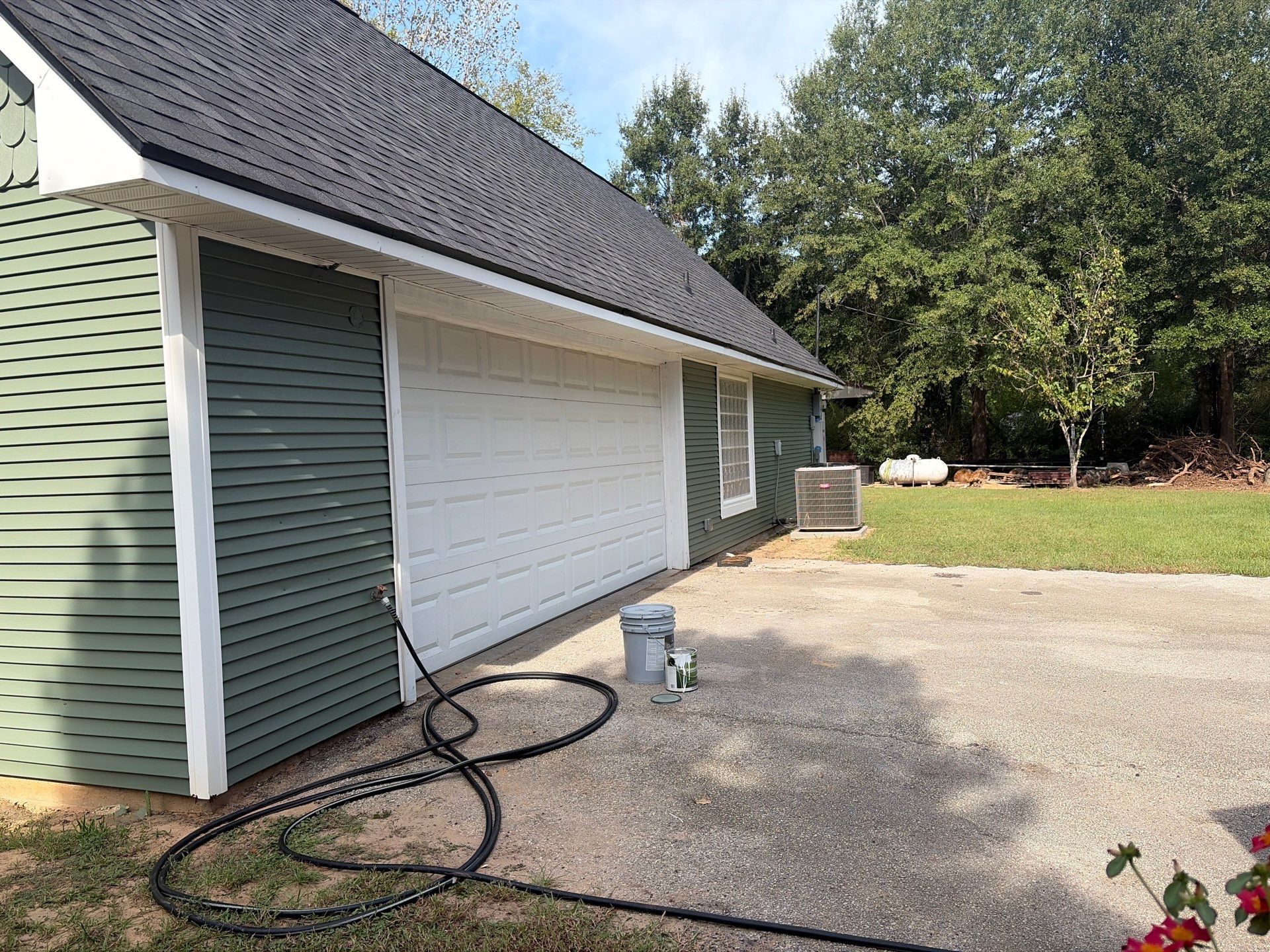 From Aged Yellow to Fresh Green in Frankston, Texas by Quality Coats Painting