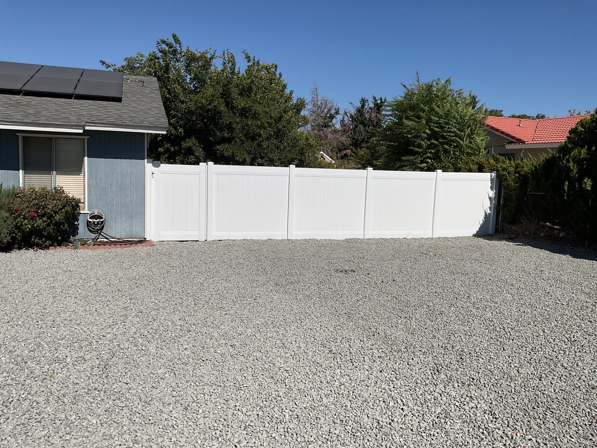 Fence Installation using Vinyl by Fence Guys Inc. 
