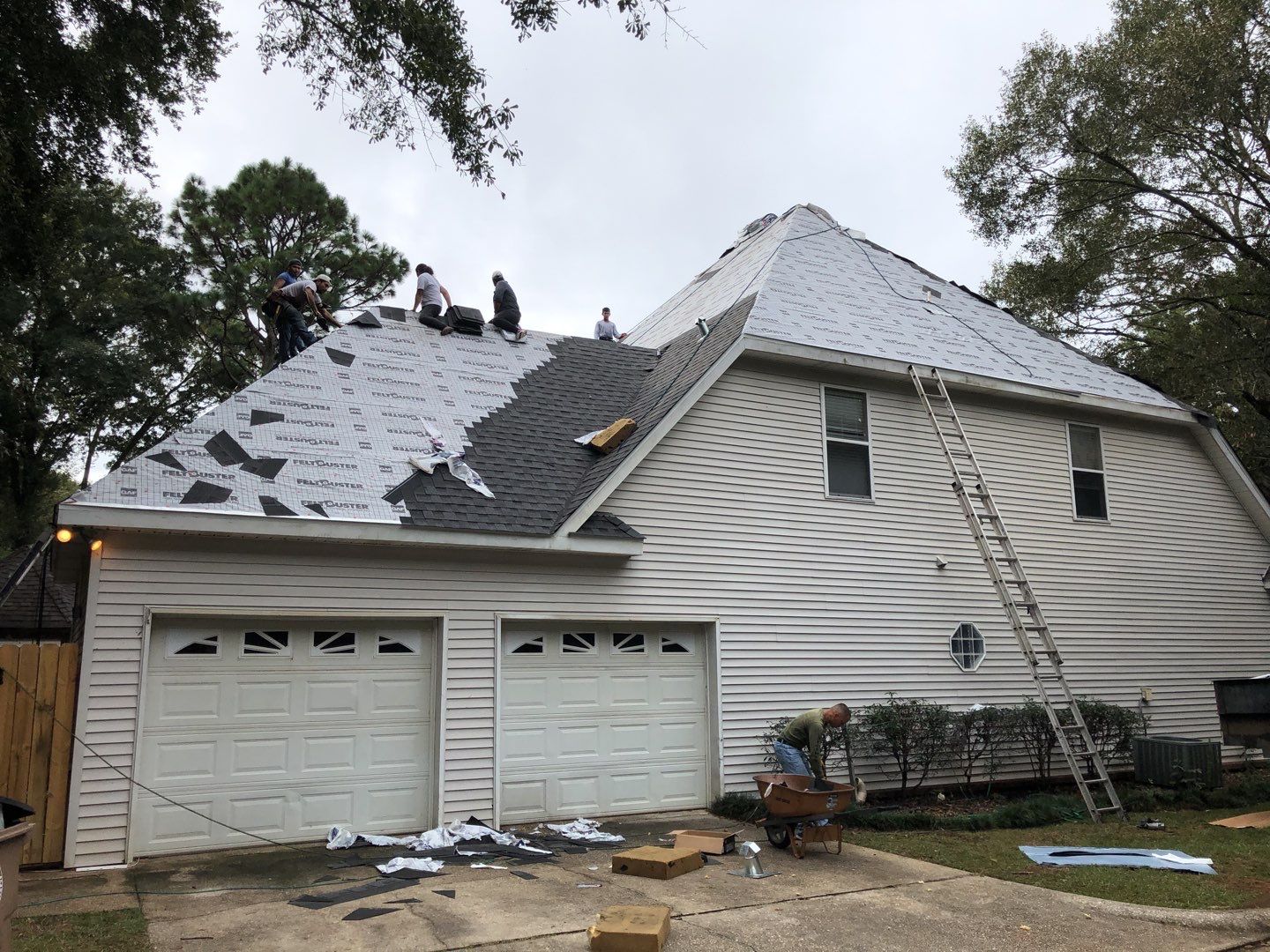 Residential Roofing Installation using Roof Replacement by American Roofing & Construction LLC