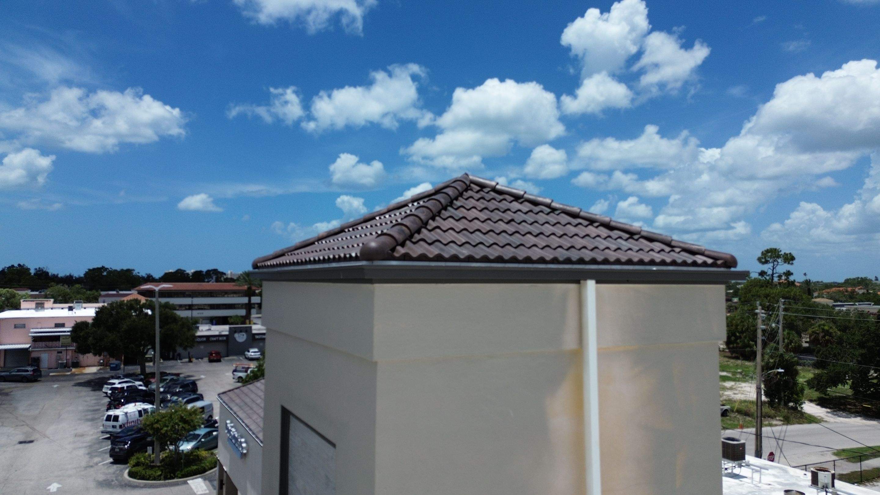 Commercial Install Brava Spanish Tile in Venice Florida by International Roofing