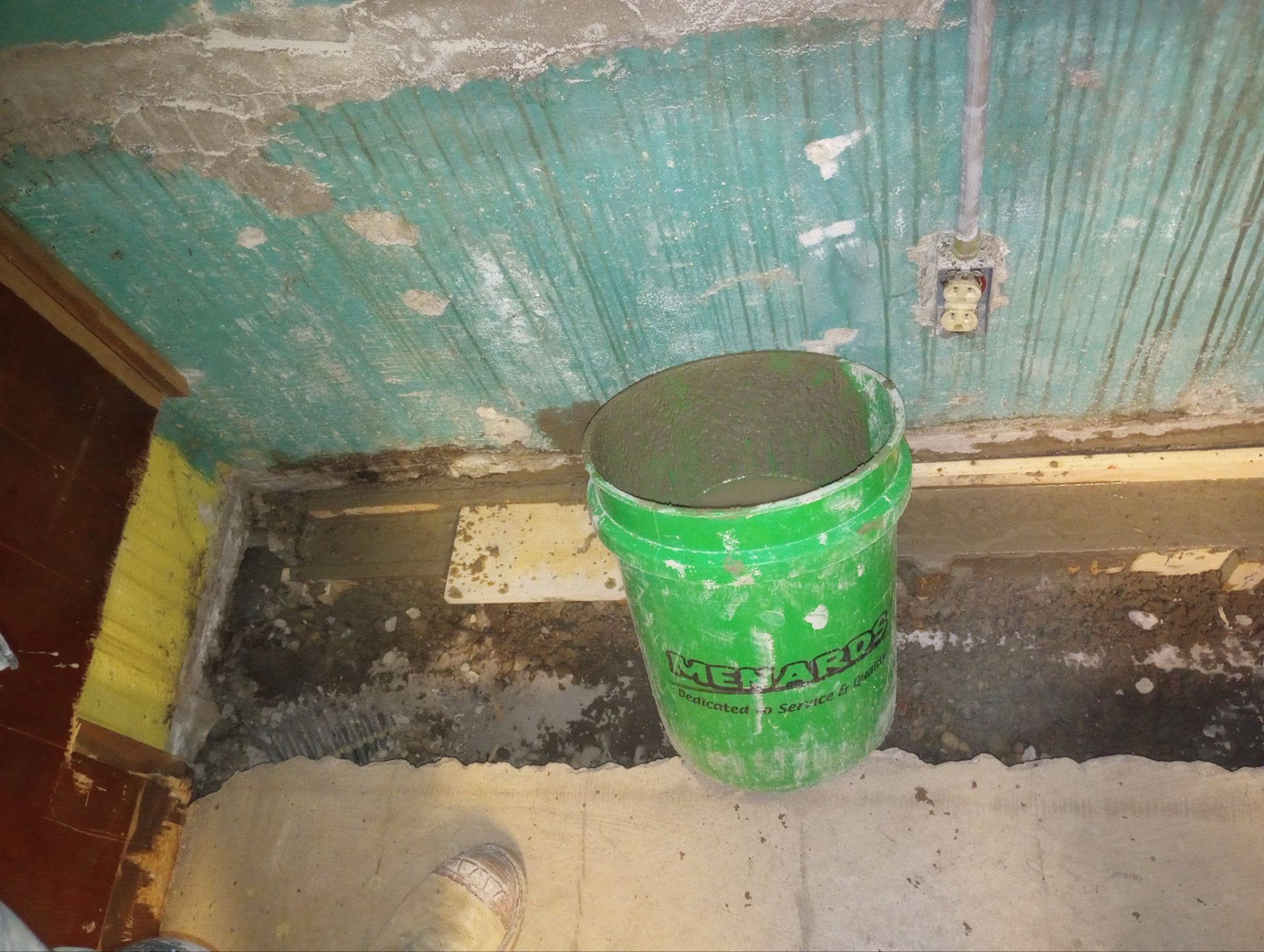 Interior Basement Waterproofing in South MPLS by Waterproofing Northeast