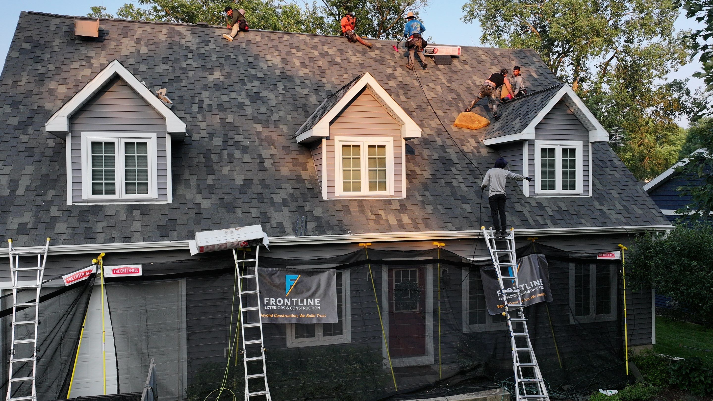 Project in Monona by Frontline Exteriors & Construction LLC