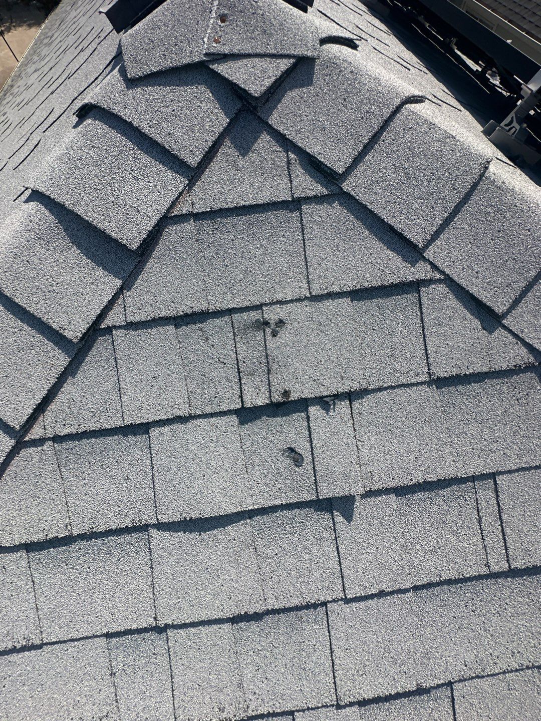 Hail Damage using Owen's Corning Duration (Lifetime) Shingles by Roof Repair Company