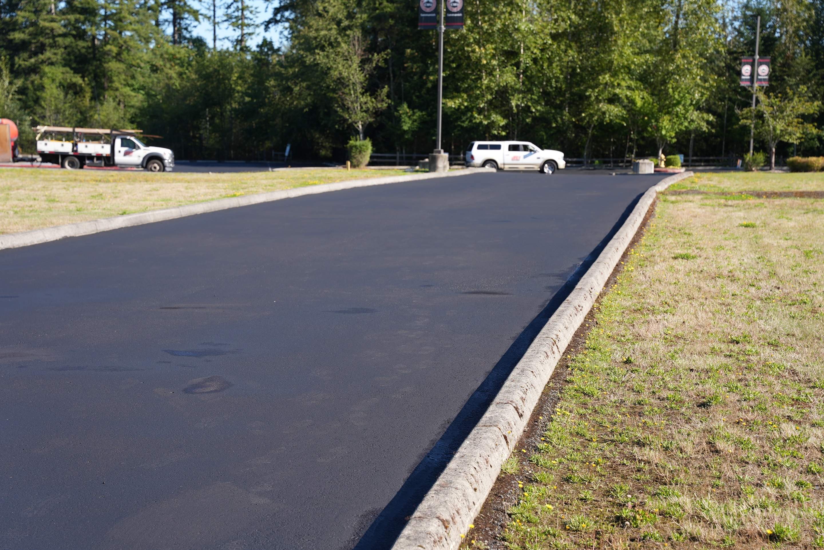 Central Washington University (CWU) Parking Lot Sealcoating & Striping  by Jireh Asphalt & Concrete Inc 