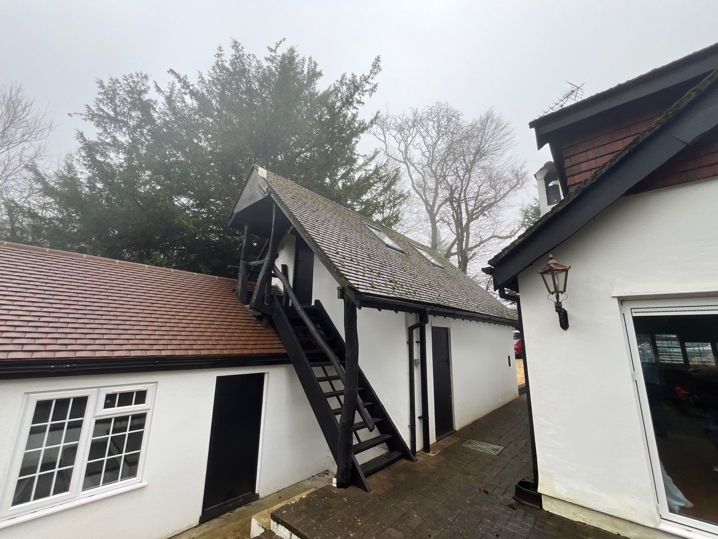 Roof and Patio Cleaning using Honda 15lpm Low Pressure Washing Machine by Ges Exterior Cleaning ltd
