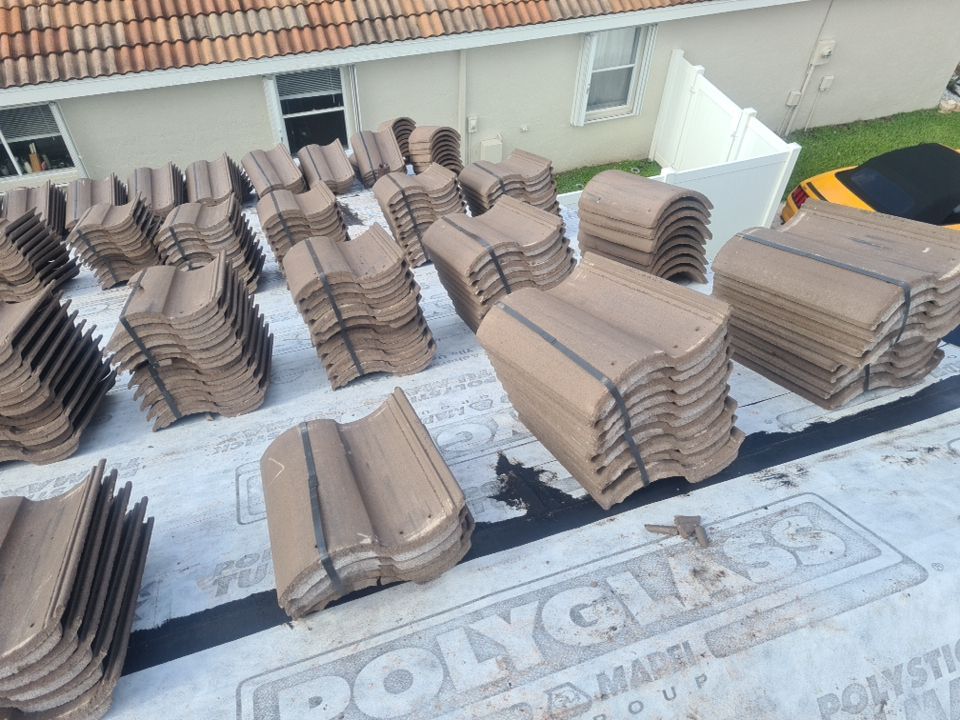 Residential Roofing Installation using Eagle Roofing Tile by BLUES BROTHERS ROOFING