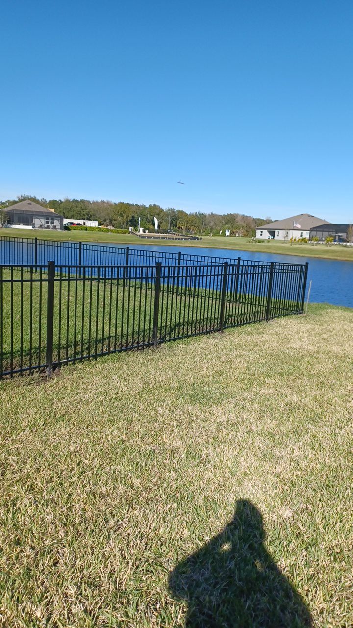 Parrish, FL 4 ft. Tall 3-Rail Black Aluminum  by Asap fence and gates, LLC