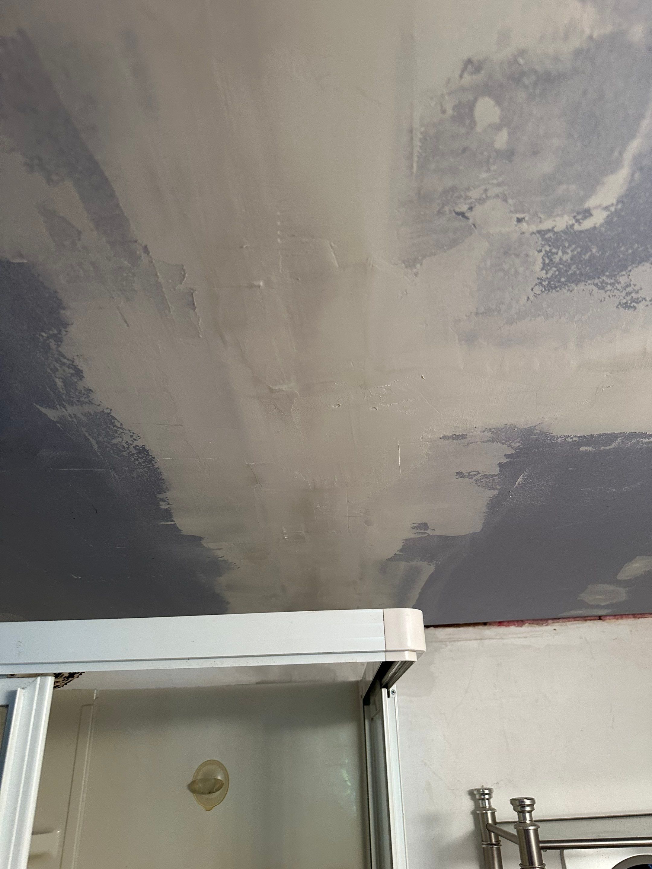 Bathroom Ceiling Replacement by BlueRed Restoration