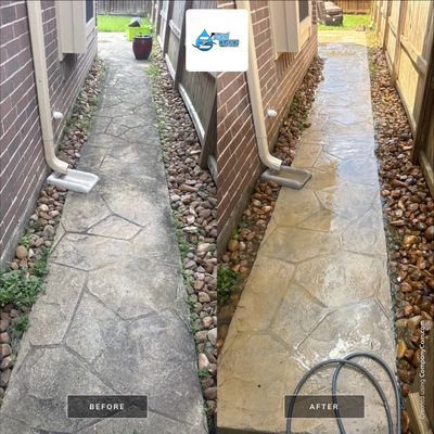 Comprehensive Fence Restoration and Concrete Surface Cleaning in Stafford