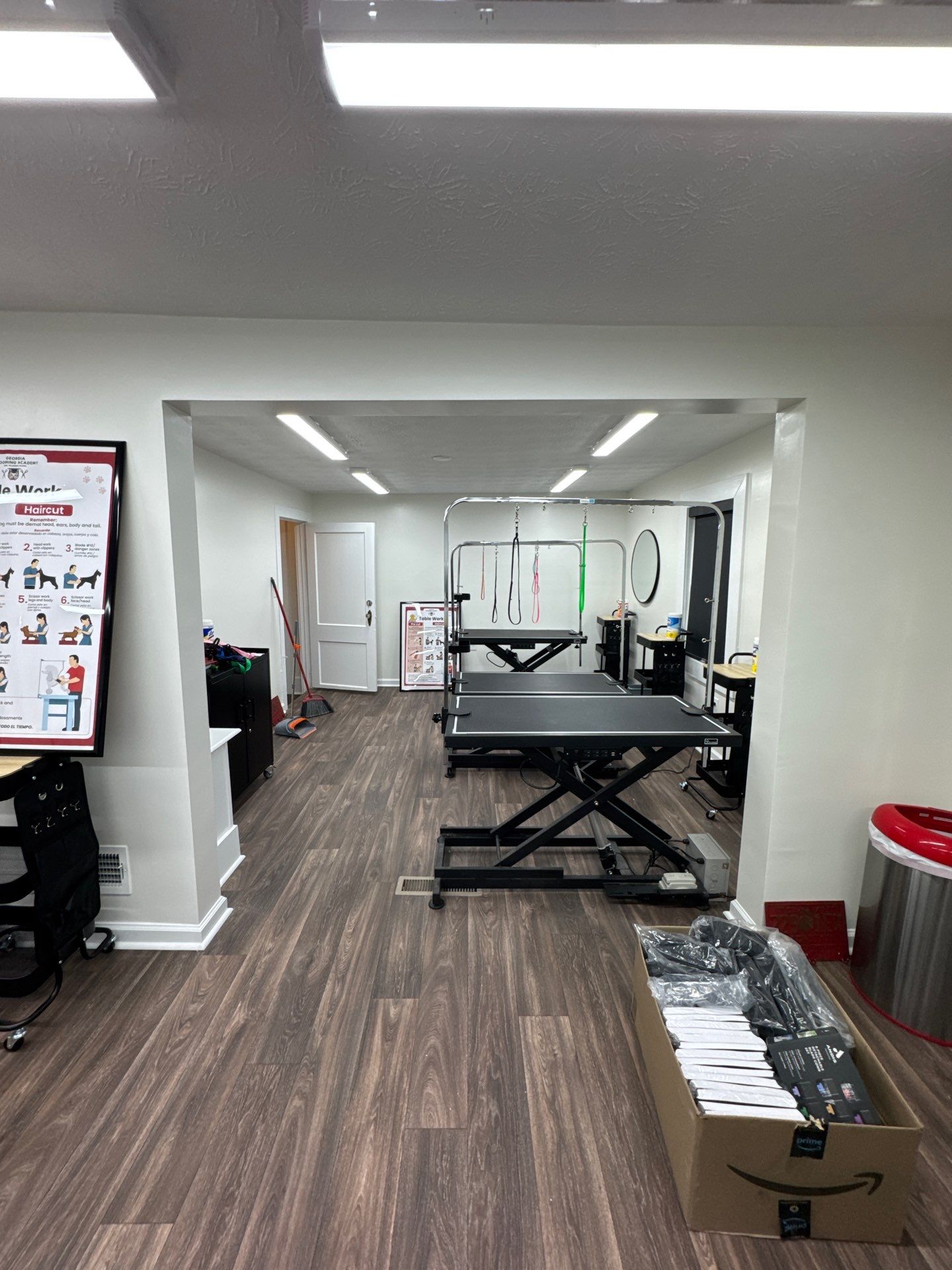 Commercial Pet Grooming Salon Interior Remodel in Powder Springs by Swift Home Renovations
