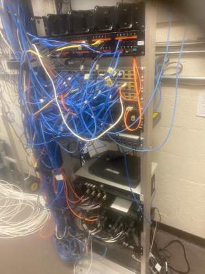 Structured cabling installation by CimaSolutions