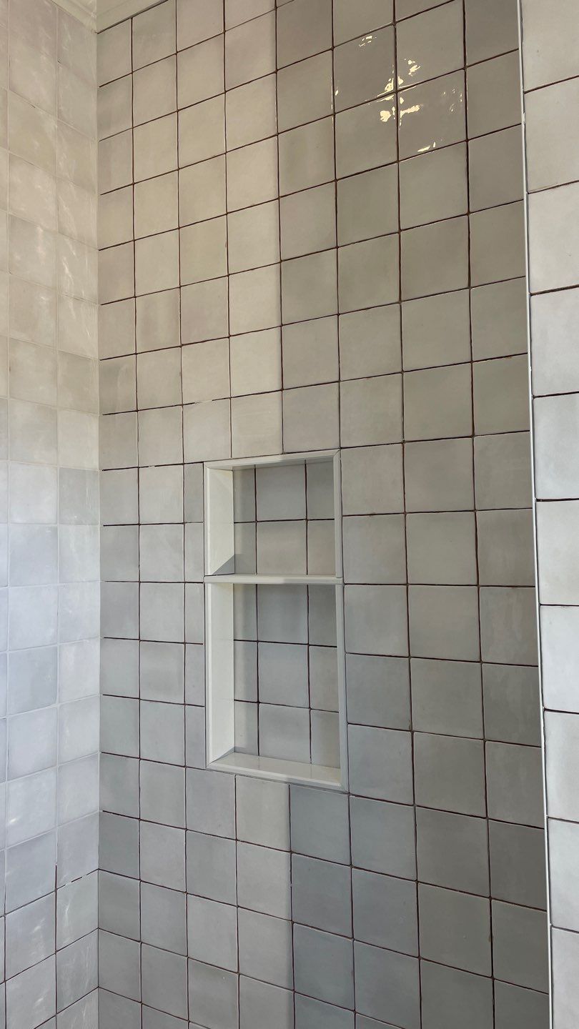 Glamorous Tile Shower Remodel by Footprints Floors of East Atlanta