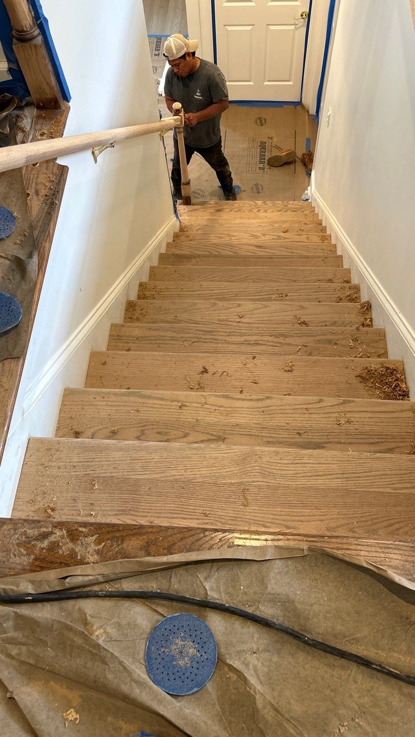 Harwood installation and refinish throughout by Footprints Floors of Nashville