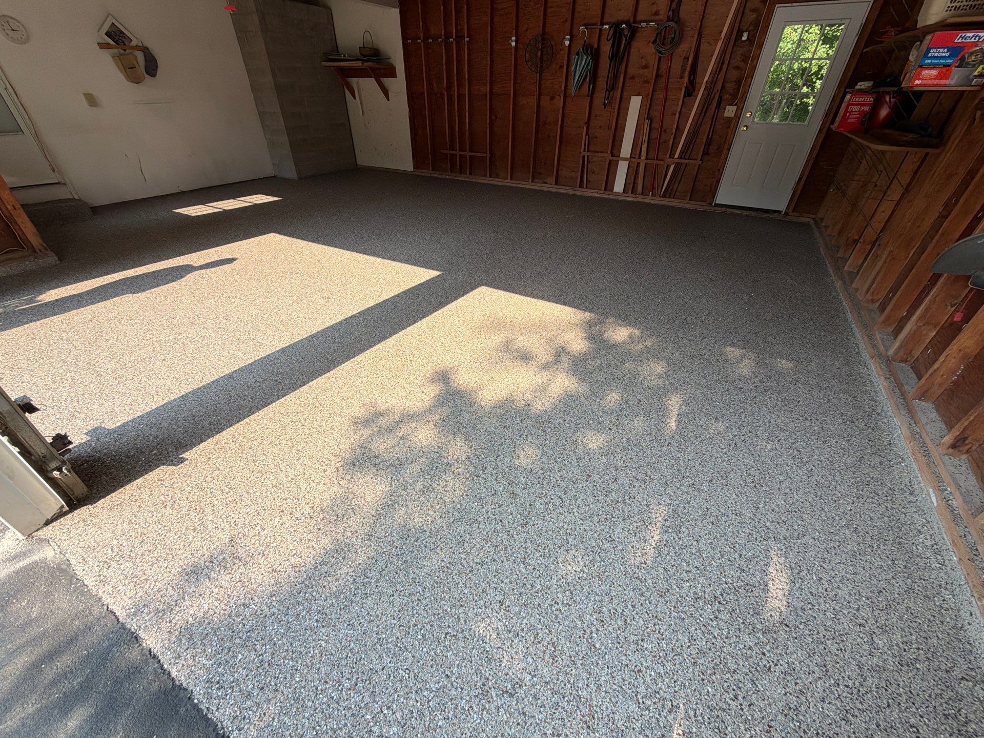 Vintage Desert Edge Garage Coating by NG Masonry & Construction LLC