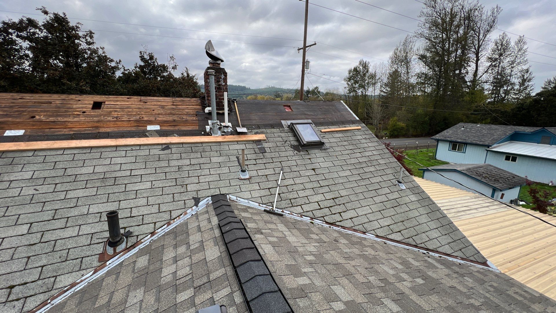 Residential Roofing Installation + New Skylights by Villegas Remodeling, LLC