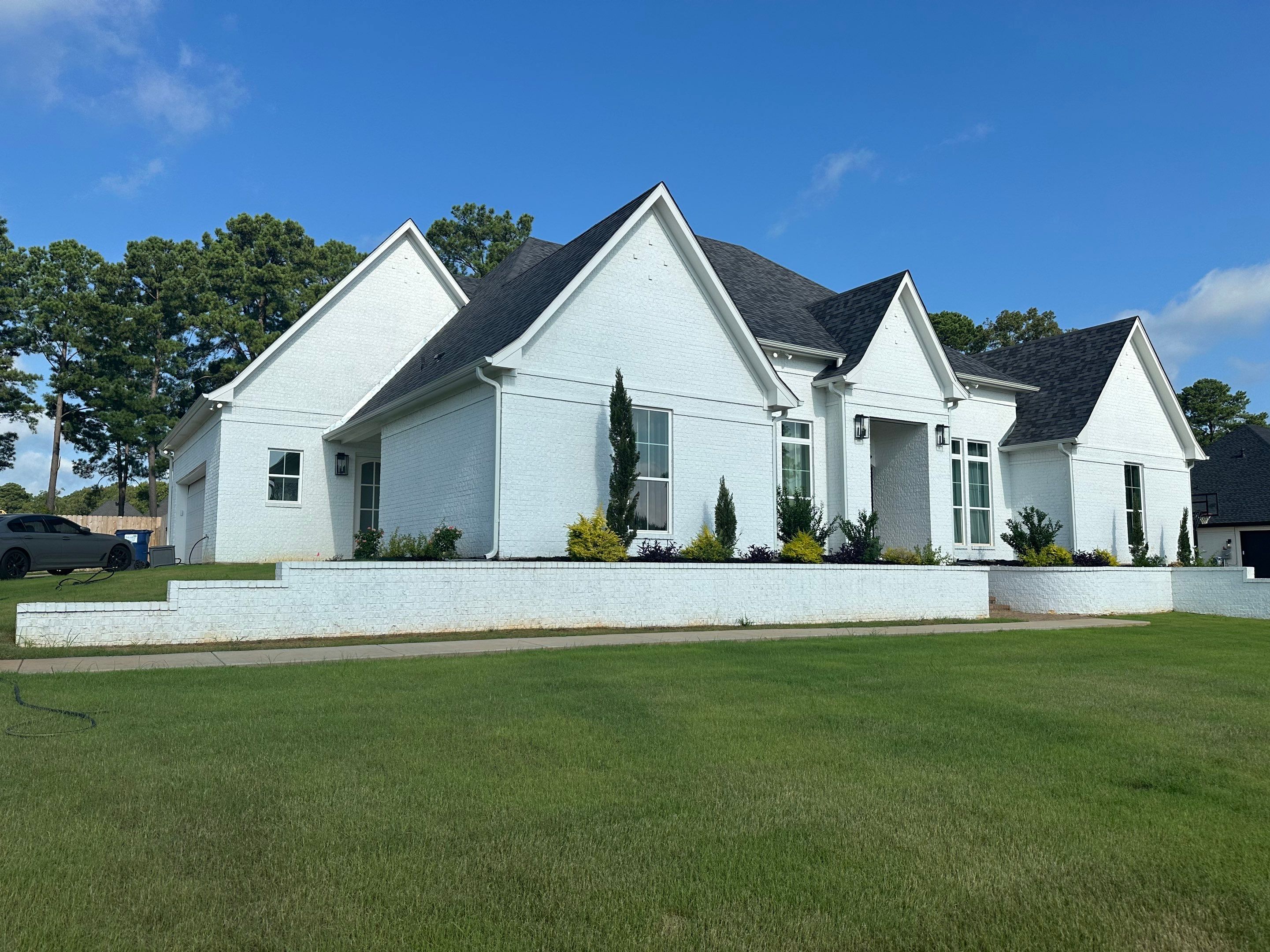 Exterior Painting in Longview, TX | Roof & Eaves in Elegant Black by Quality Coats Painting