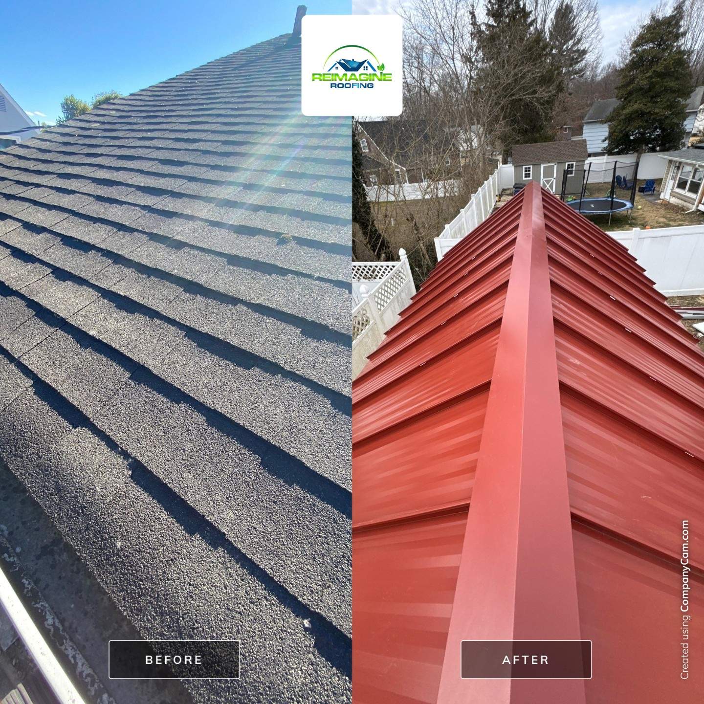  Colonial Red Standing Seam by Reimagine Roofing