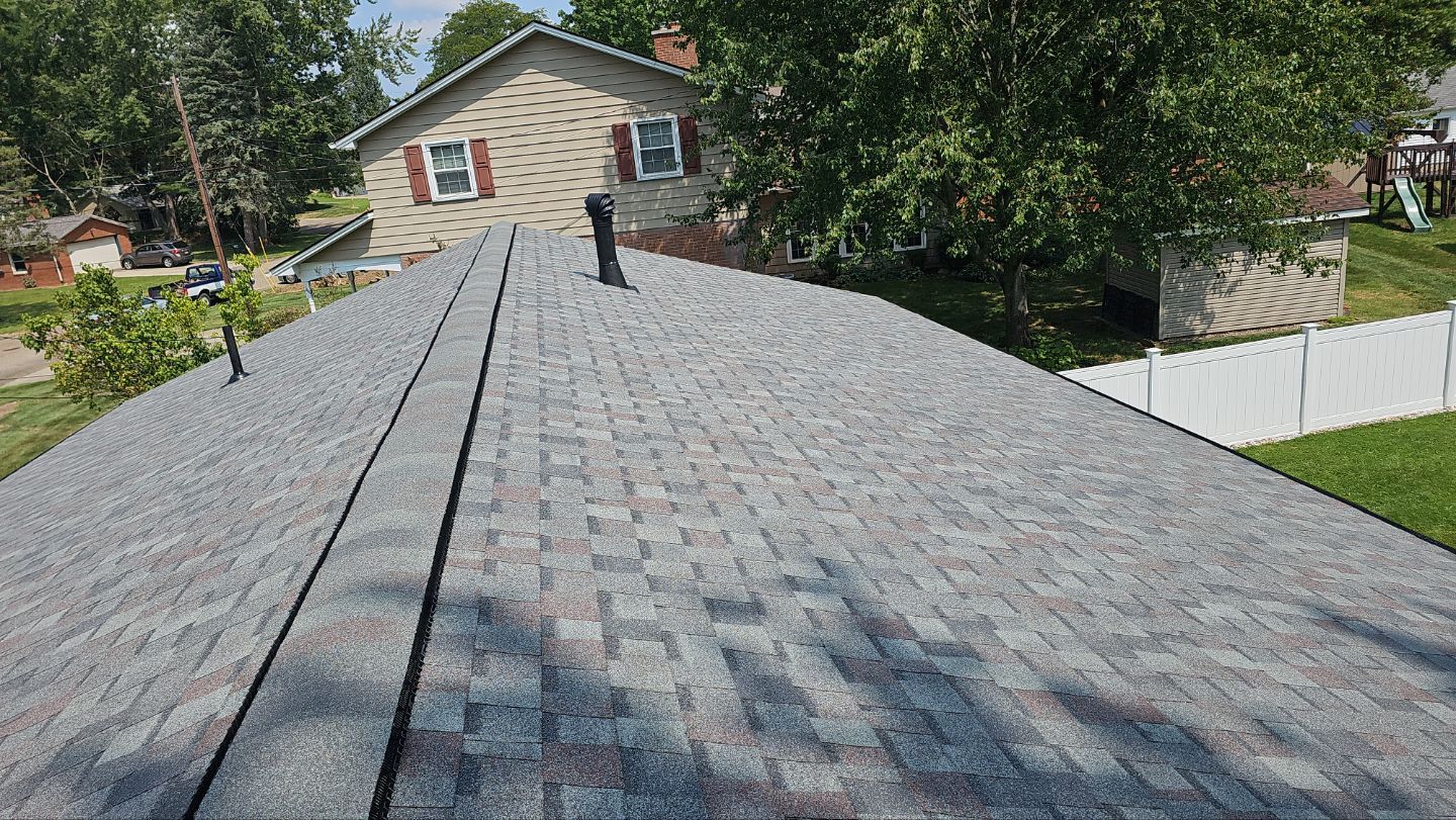 Atlas Pinnacle, Color, Summer Storm, Drip Edge, Black by Eagle Eye Roofing
