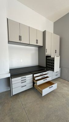 Tom S. made storage a priority in his garage 