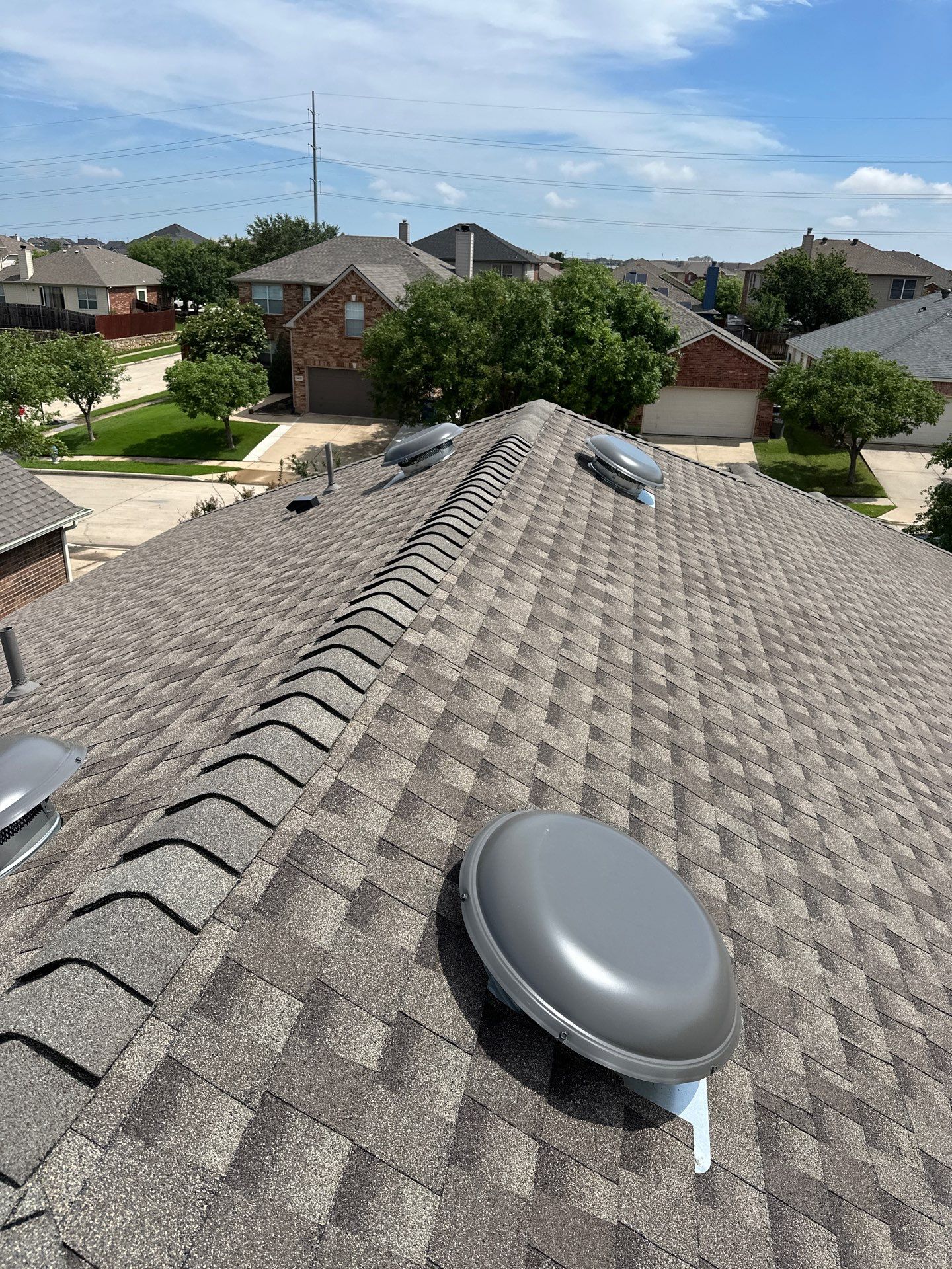 Project in Little Elm by Zeus Exteriors