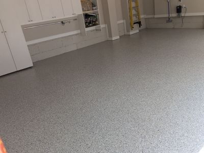 Garage Floor Coating using Cabin Fever