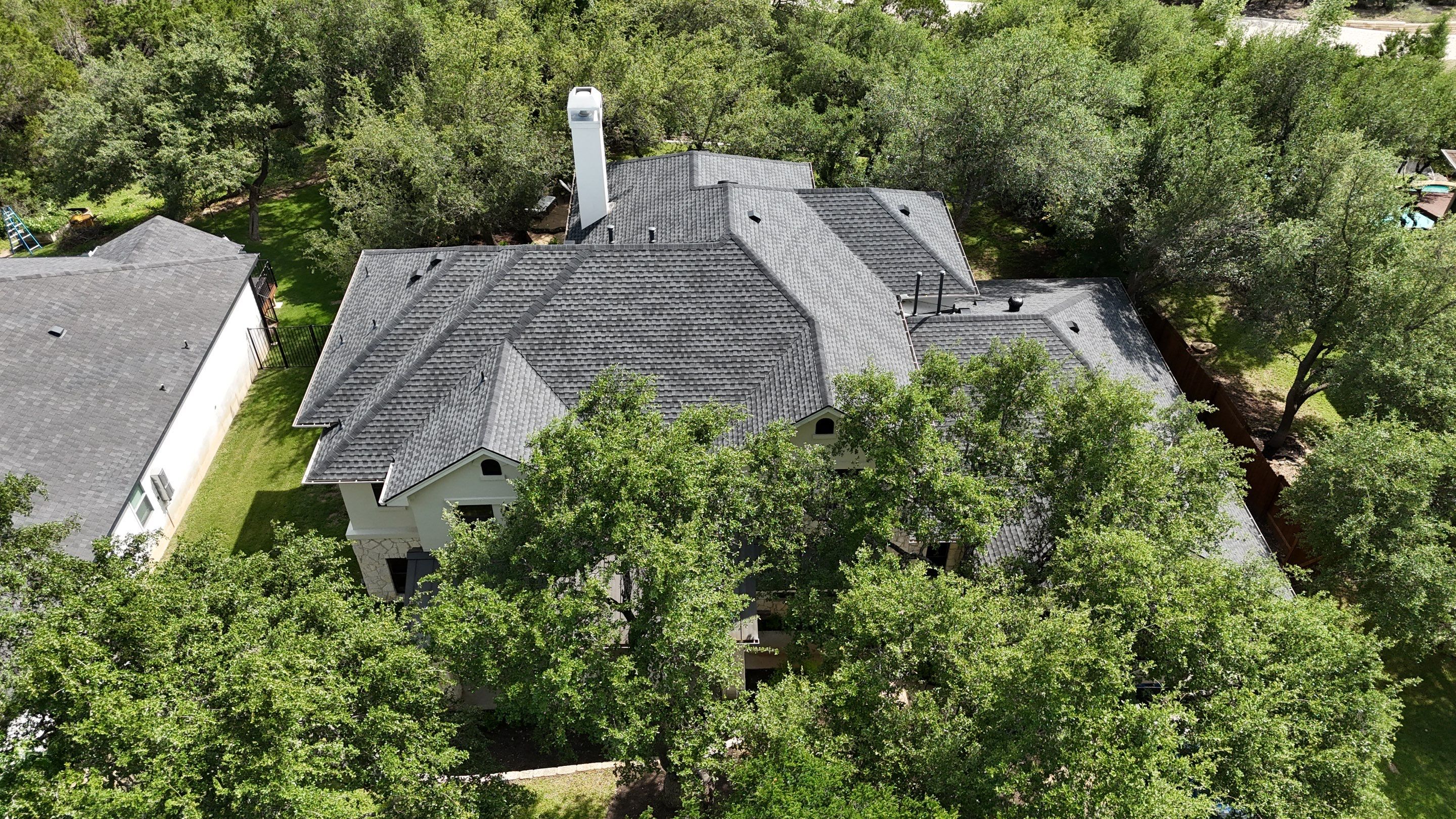 Residential Roof Replacement using GAF - UHDZ - Charcoal by Action Exteriors Austin