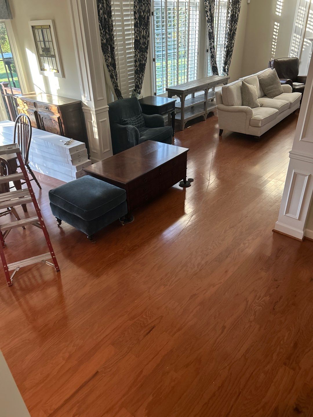 New Hardwood and Refinished Stairs  by Footprints Floors of Nashville