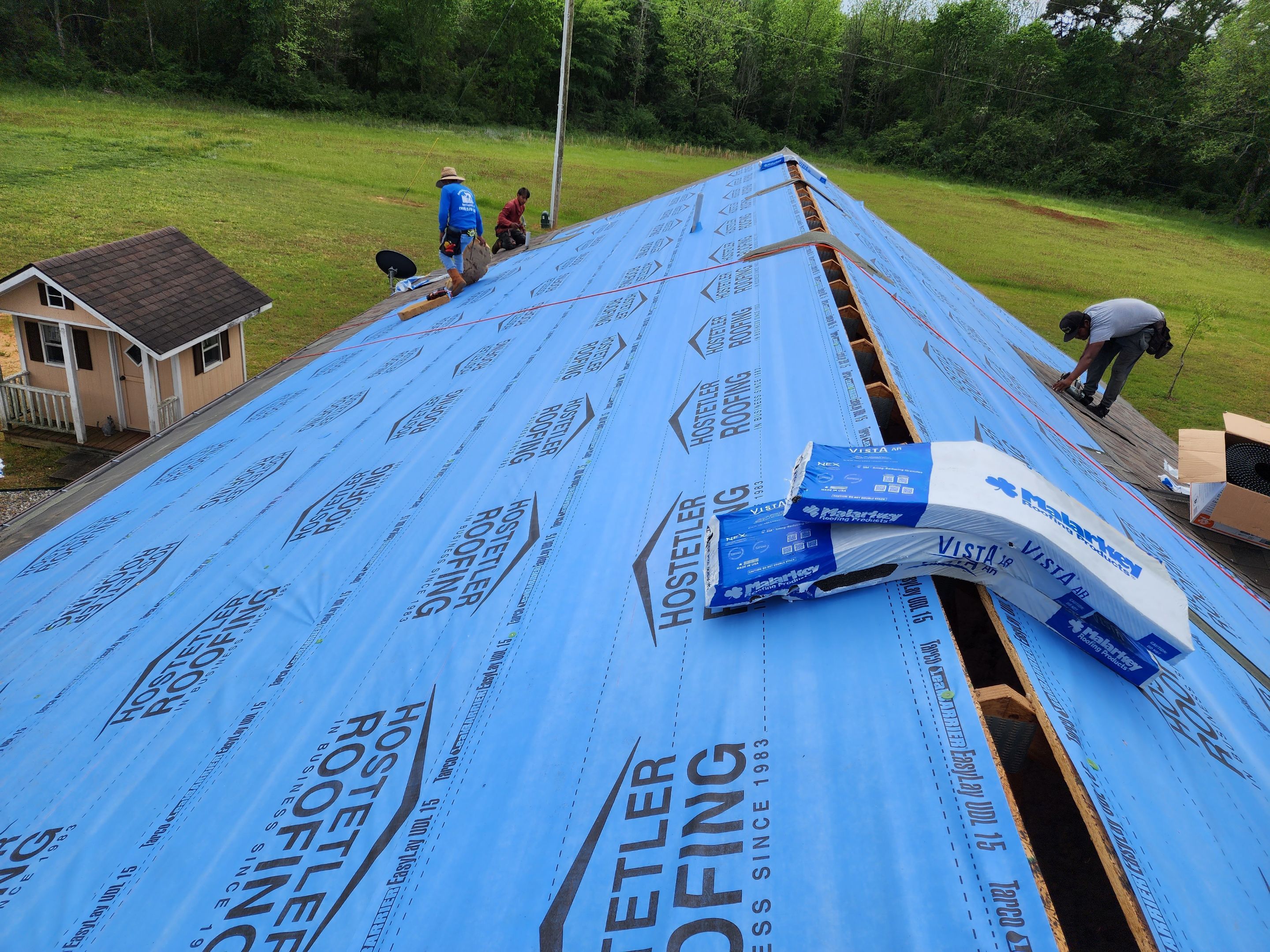 Residential Shingle Reroof using Malarkey Vista by Hostetler Roofing