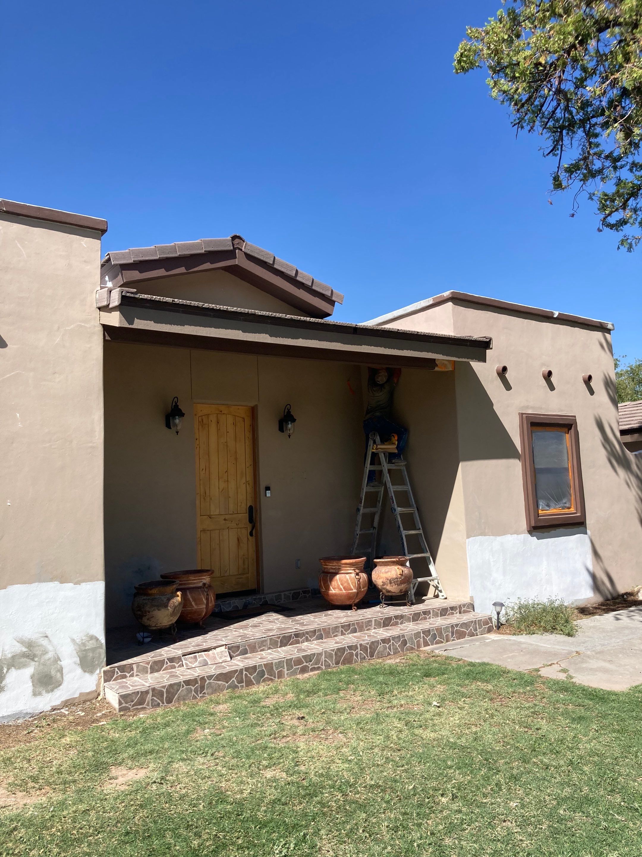 Significant Stucco Damage and Repair by Regal Renovate