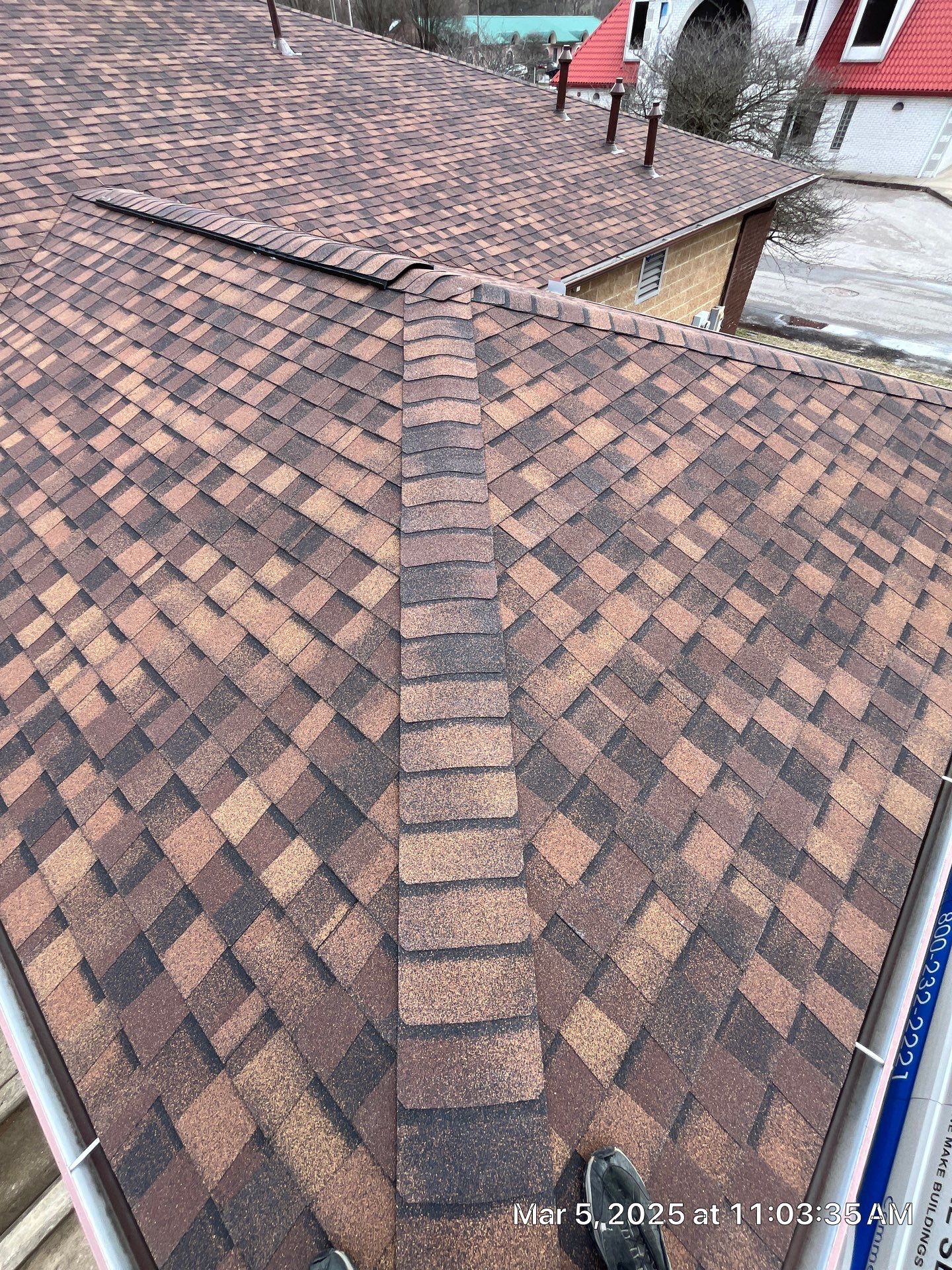 Commercial Roofing Installation using Certainteed Landmark Pro Shingles by Fahey Roofing + Contracting
