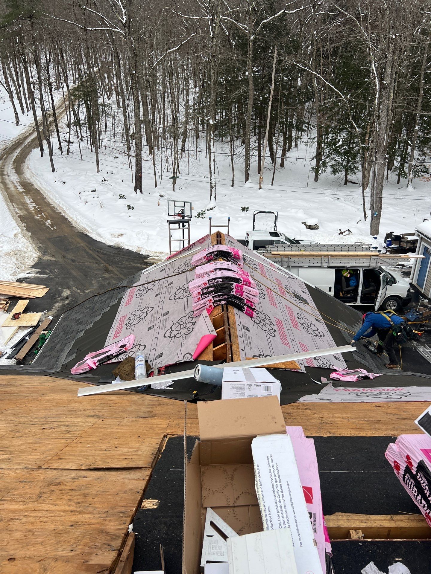 Roof Installation in Strafford New Hampshire by Tall pine roofing