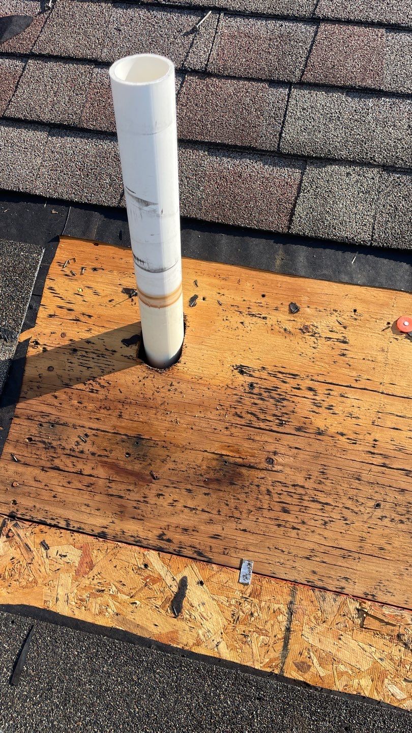 Residential Roof Repair Addressing Sheathing Damage in Frederick, Maryland by Frederick Roof Repair