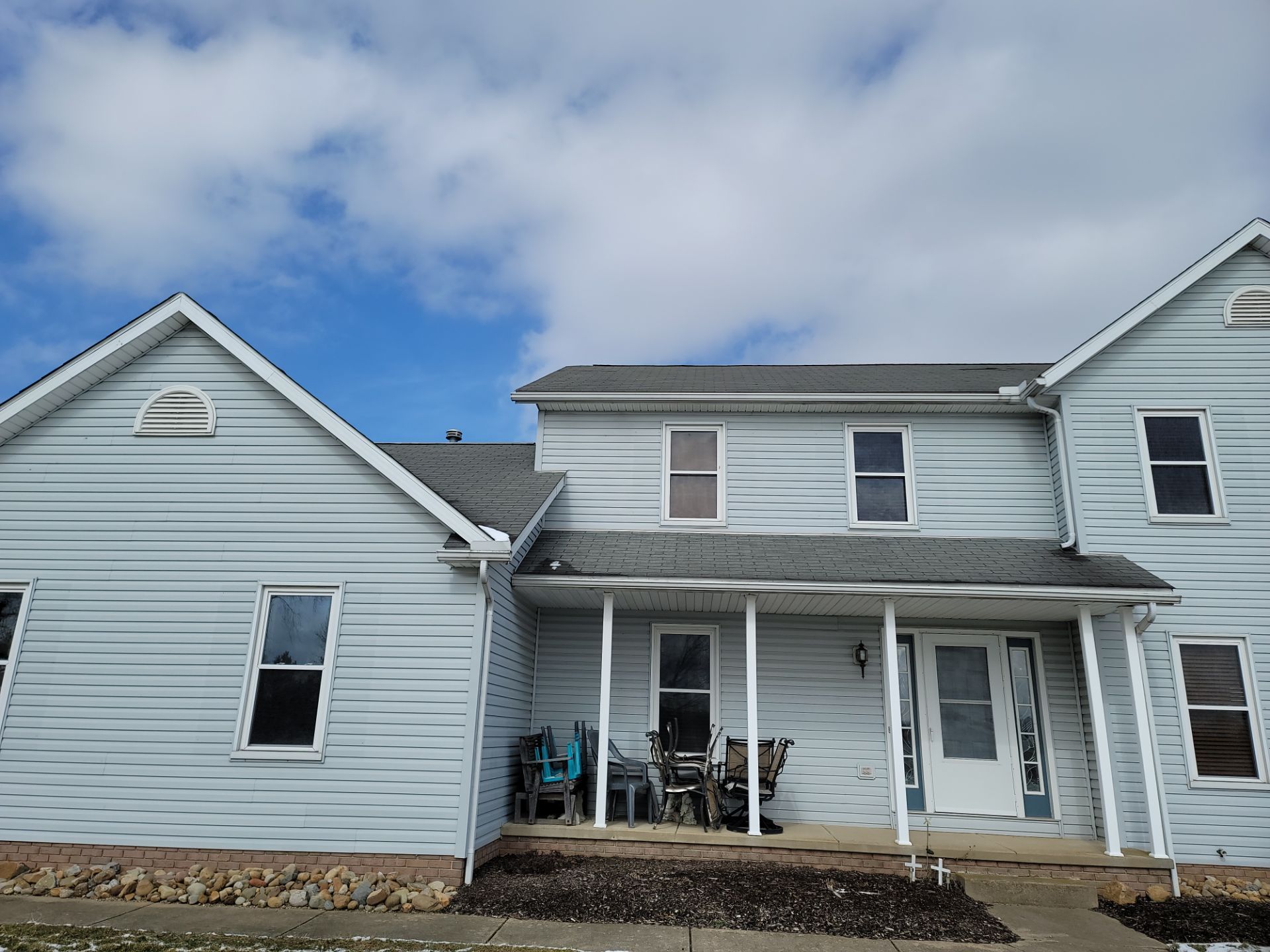 Atlas Pinnacle, Color, Coastal Granite, Drip Edge, Color, Black by Eagle Eye Roofing