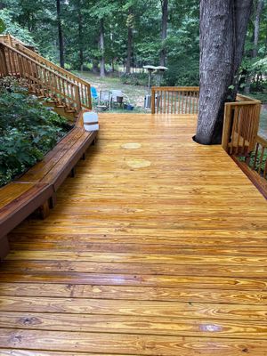Deck using Wood Sealant