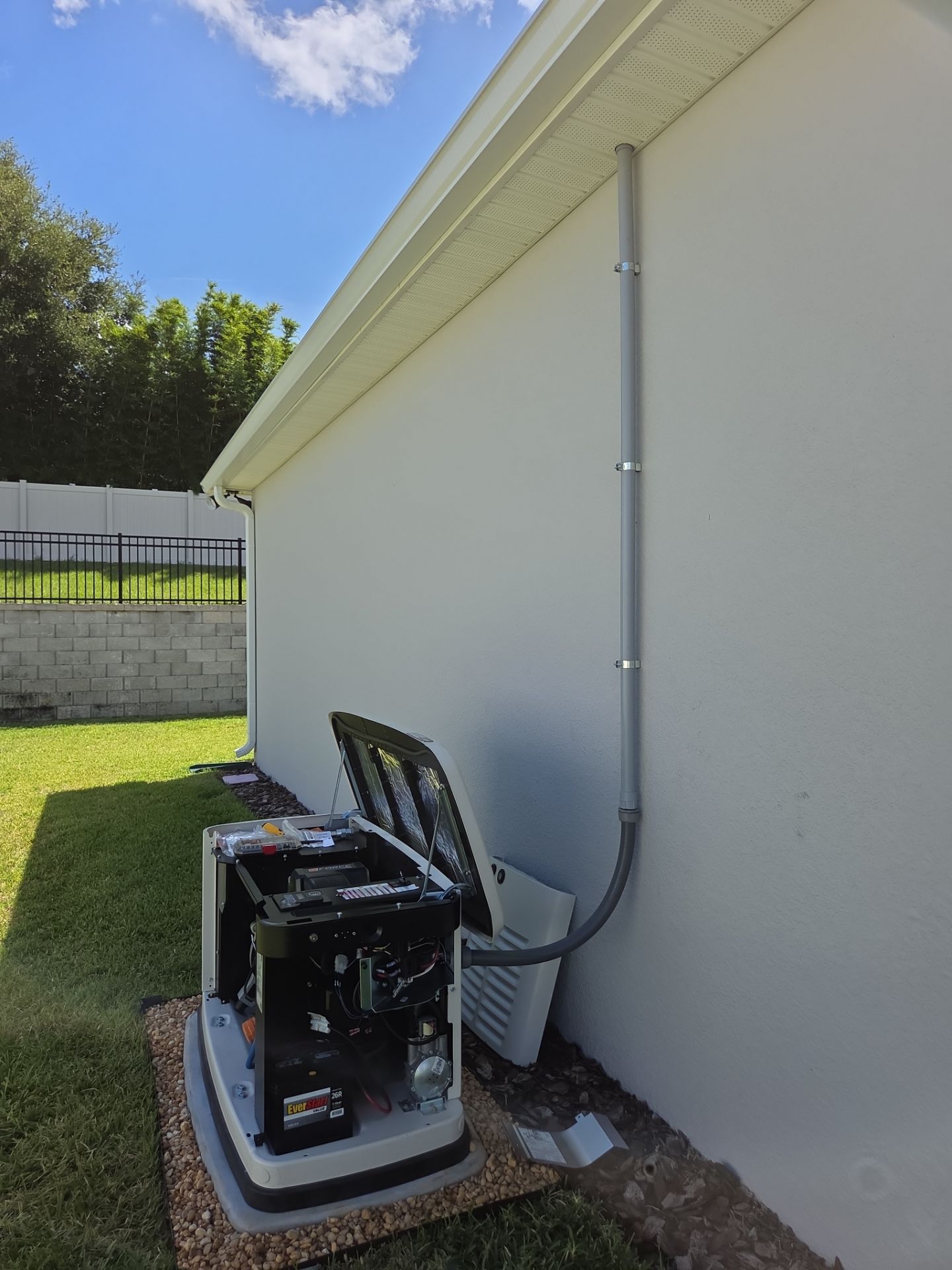 Installation of a 22kW Generac Whole Home Standby Generator and 200A Automatic Transfer Switch by Smartron Electric
