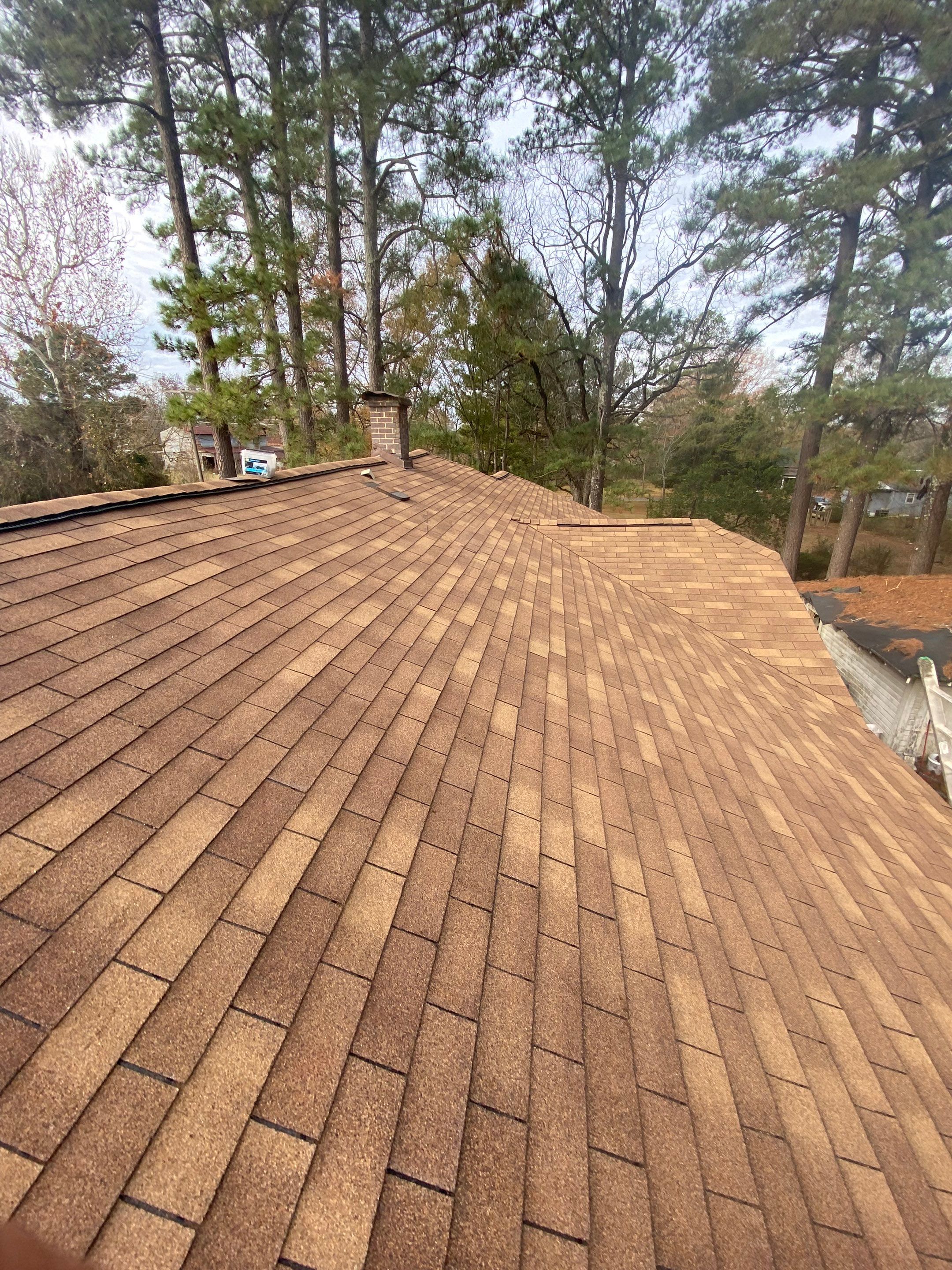 Residential Shingle Reroof using CertainTeed XT25: Resawn Shake by Hostetler Roofing