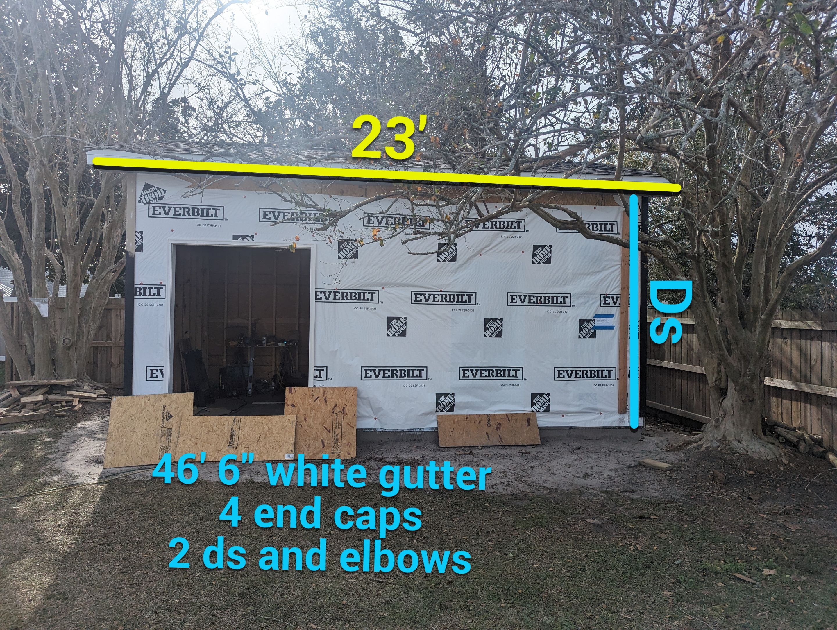 Panama City 6-inch White Seamless Gutter Installation by Gutter Professors