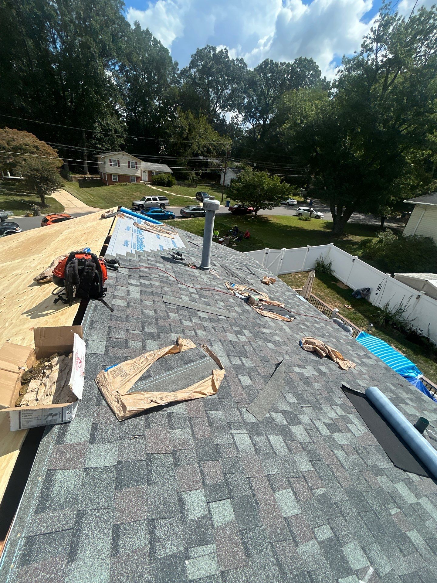 Falls Church : Residential Roof Replacement with CertainTeed Landmark Pro in Max Def Heather Blend by RM Banning, Inc.